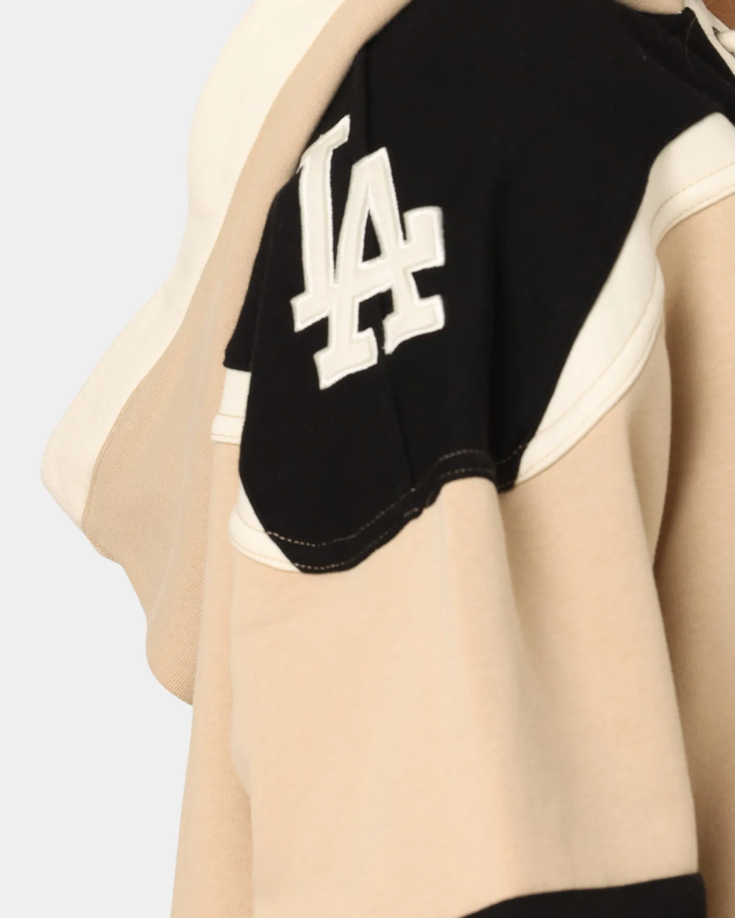 47 Brand Los Angeles Dodgers Superior Lacer Hoodie Khaki