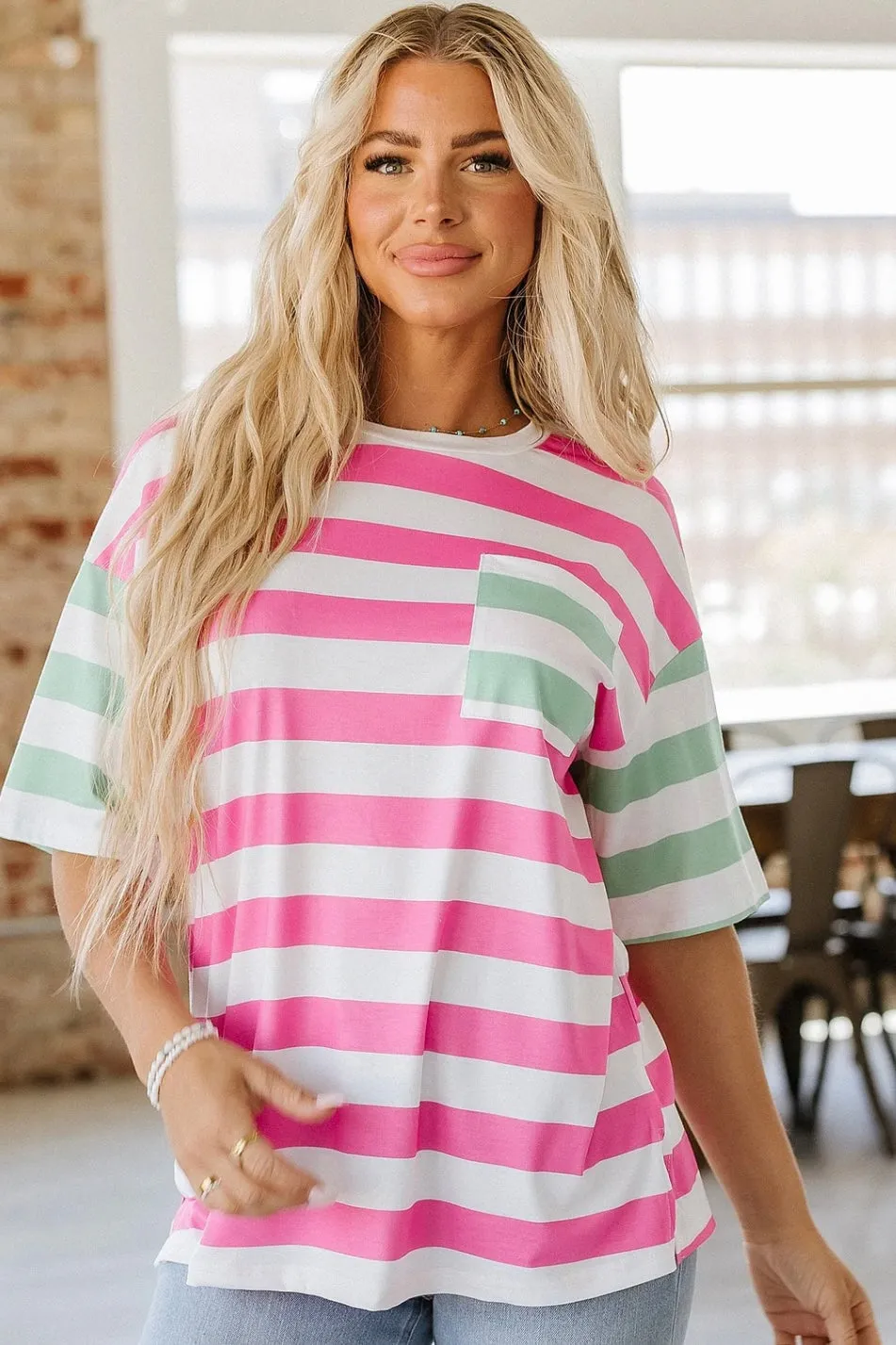 Aiden Striped Pocket Tunic