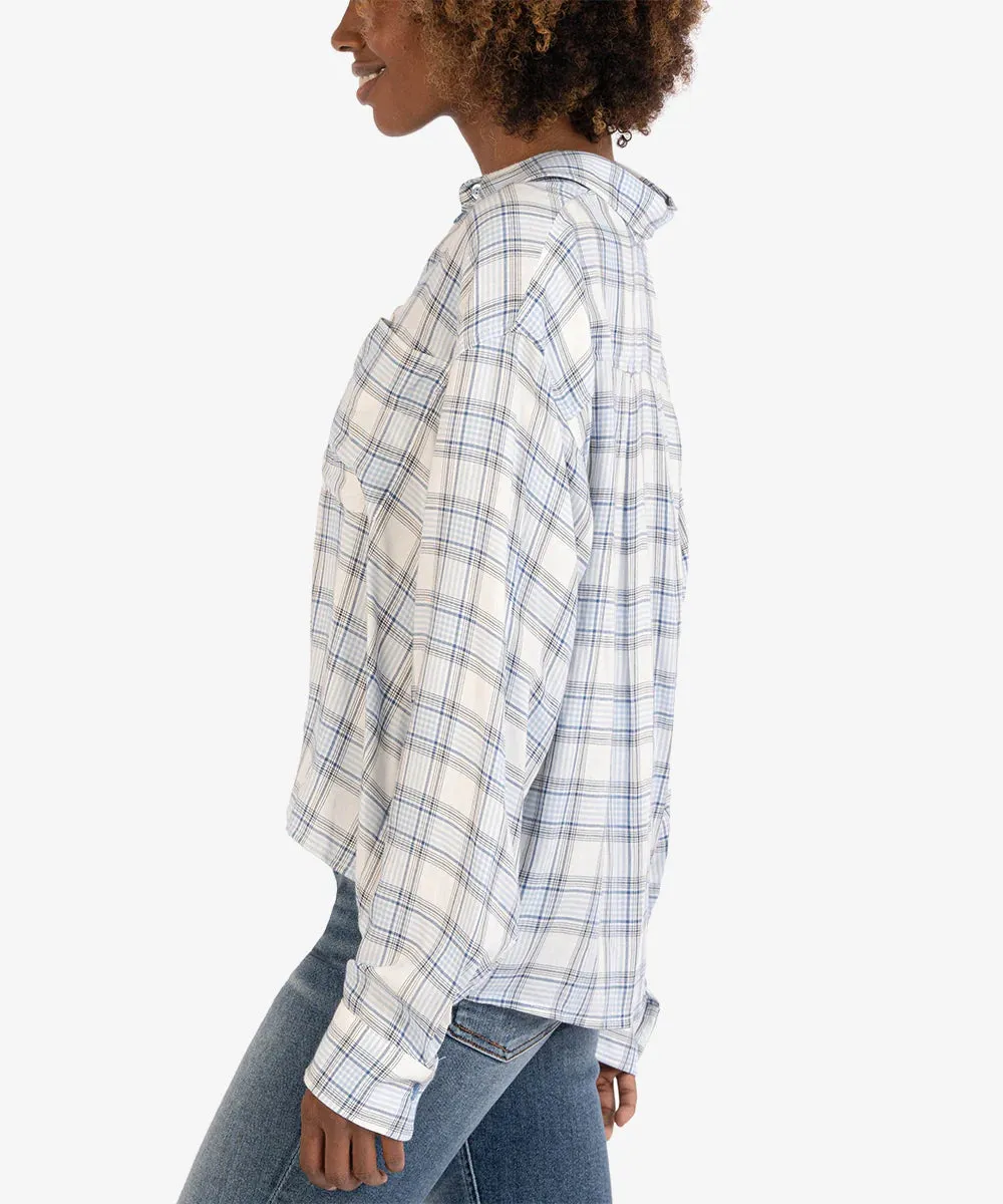 Alcott Crop Button-Up Shirt