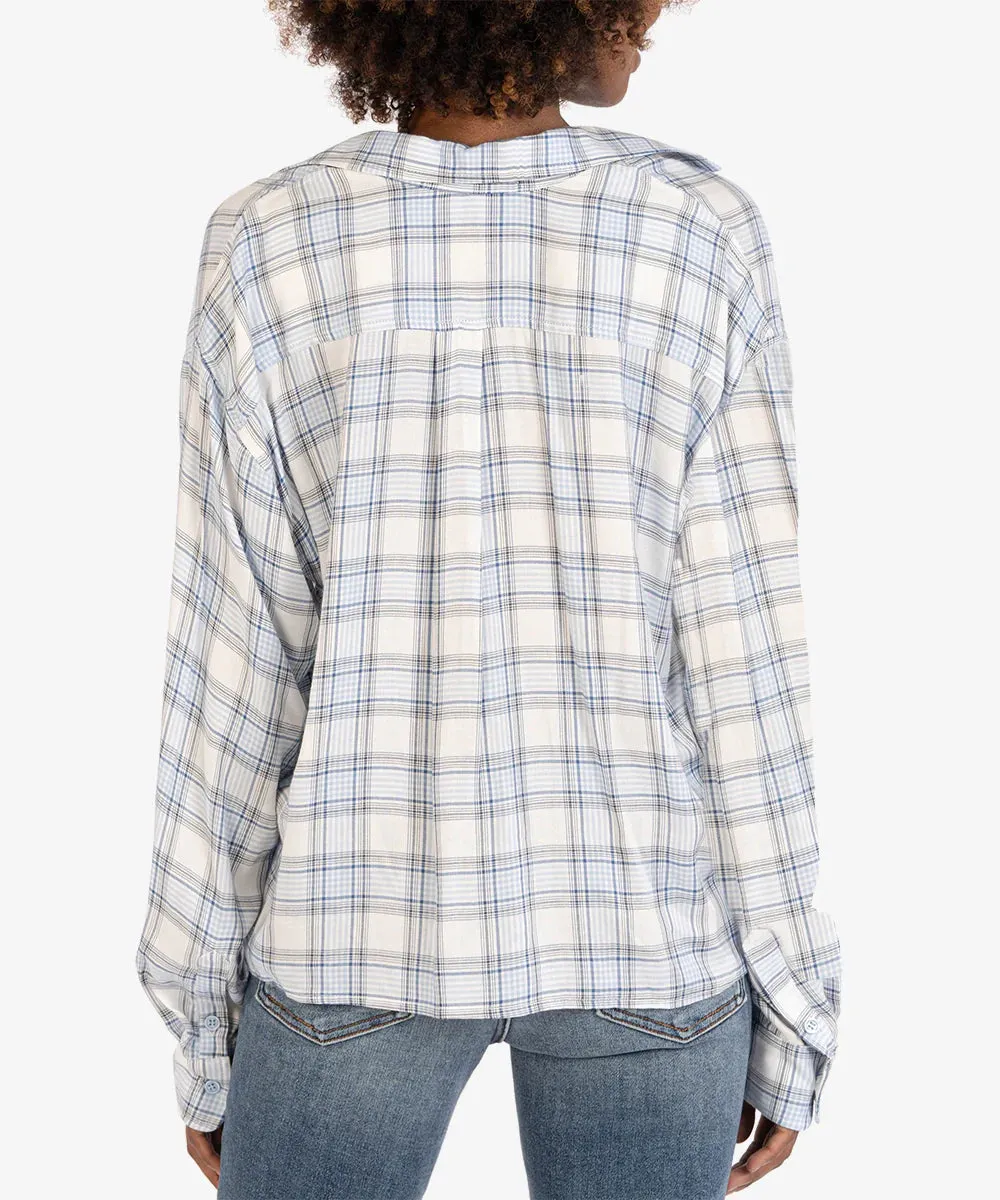 Alcott Crop Button-Up Shirt