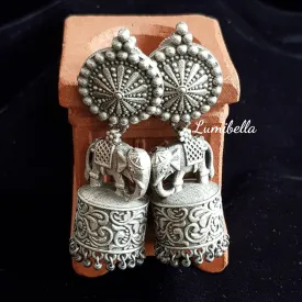 Bahubali Style Jhumka Earrings