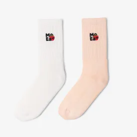 Bamboo socks x2 pairs - Apple Bundle