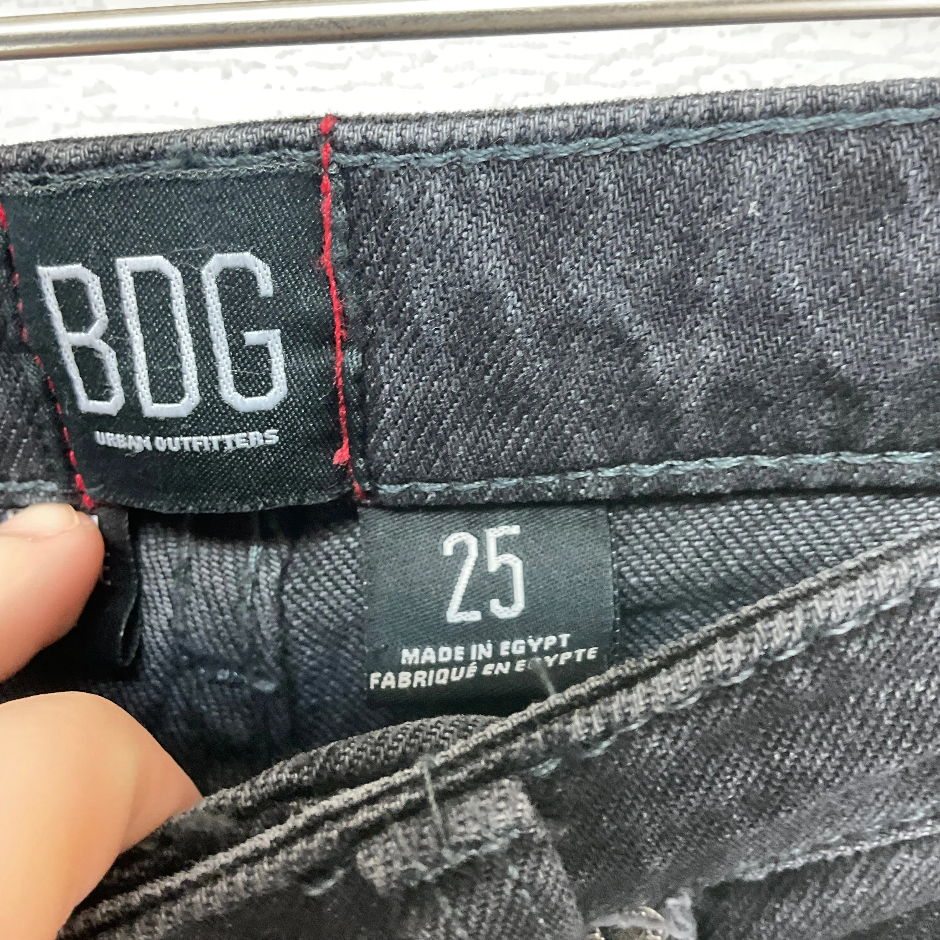 Black Denim Jeans Boot Cut Bdg, Size 14