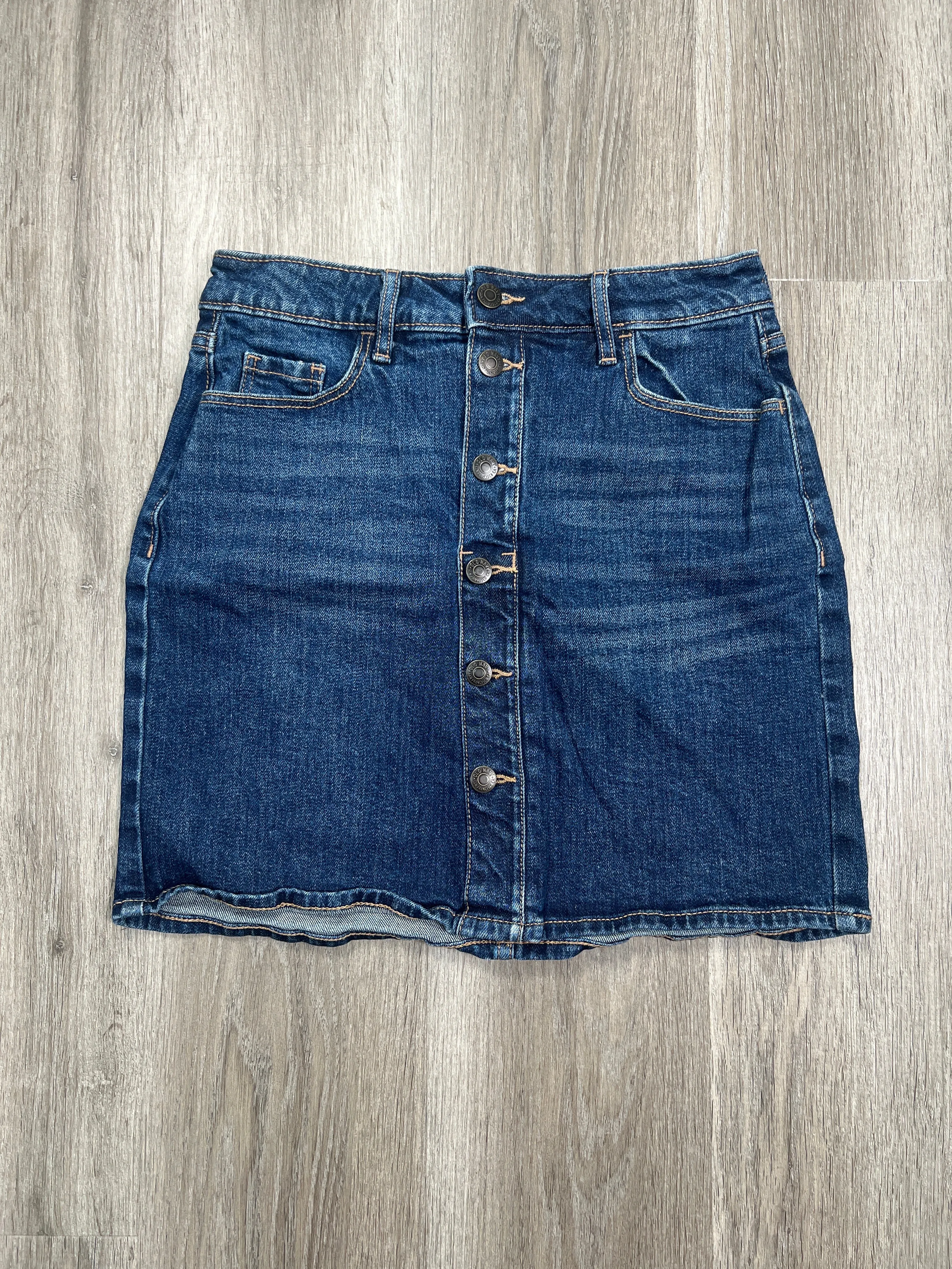 Blue Denim Skirt Mini & Short Old Navy, Size Xs