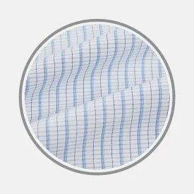 BLUE GRAPH CHECK FABRIC