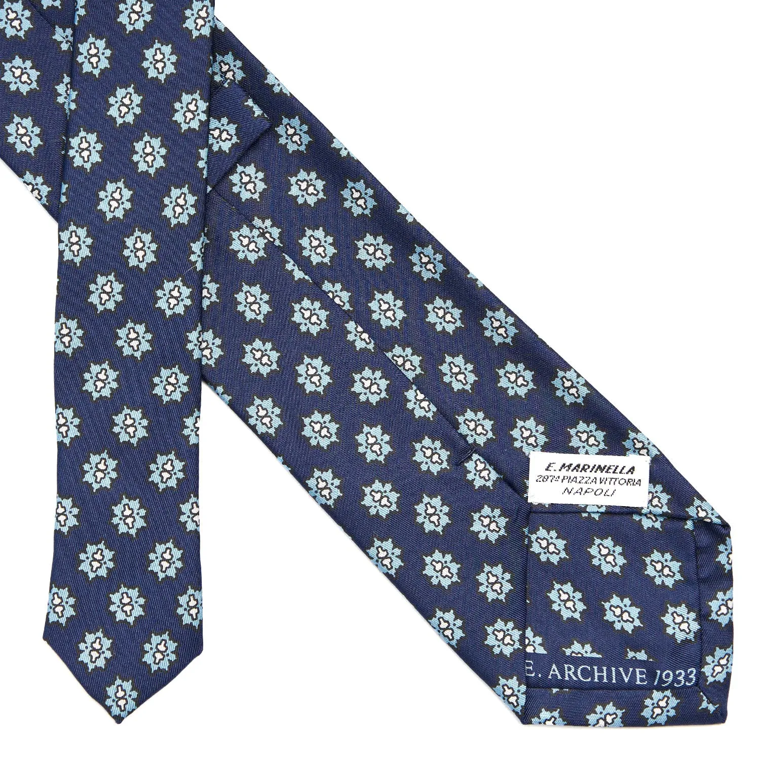 BLUE SILK TIE