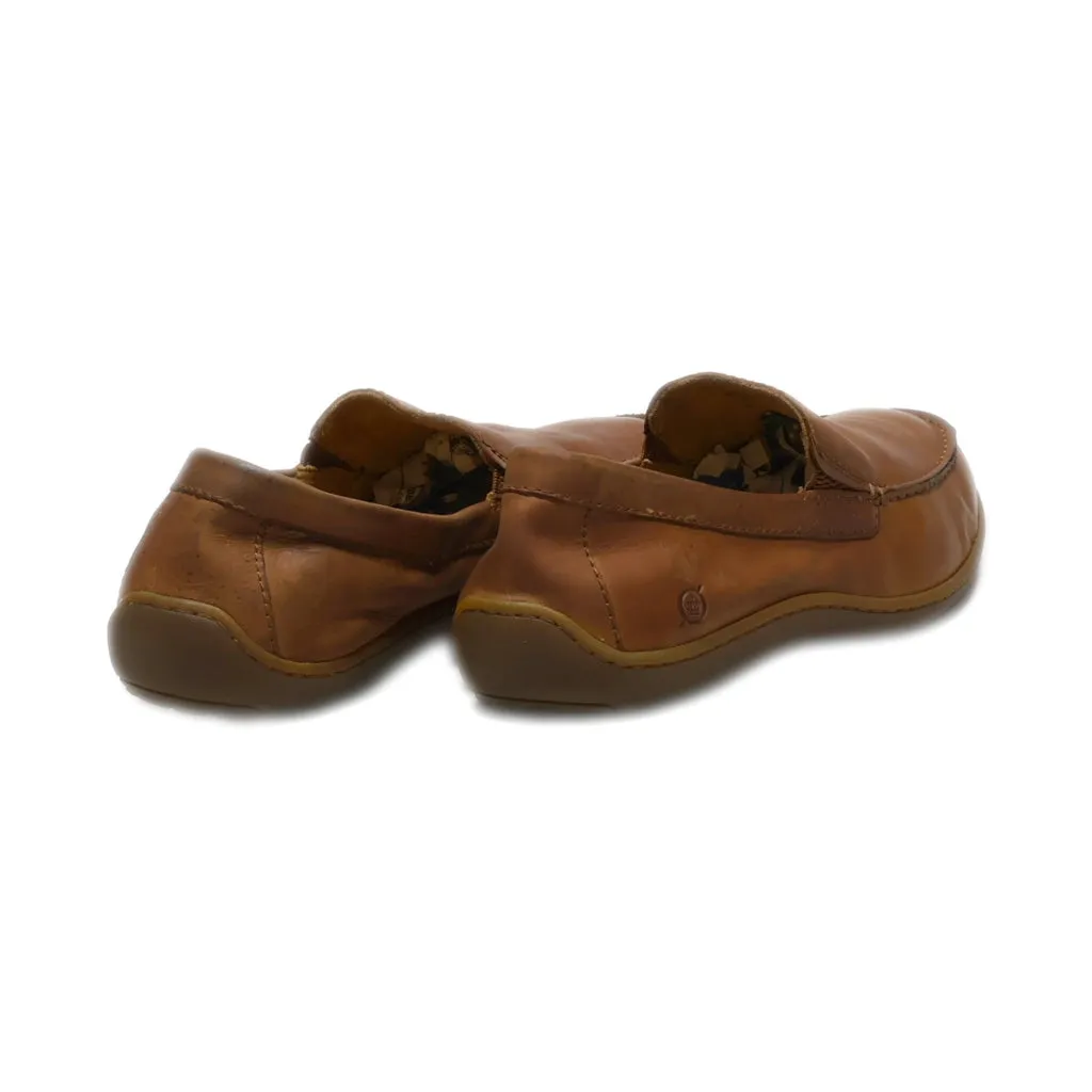 Born Loafers Leather Brown Colour For Men