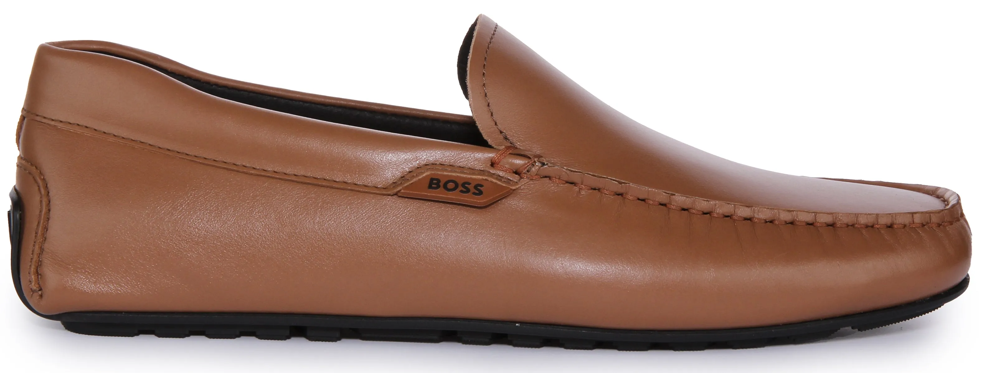 Boss Noel Mocc Leather In Moca For Men