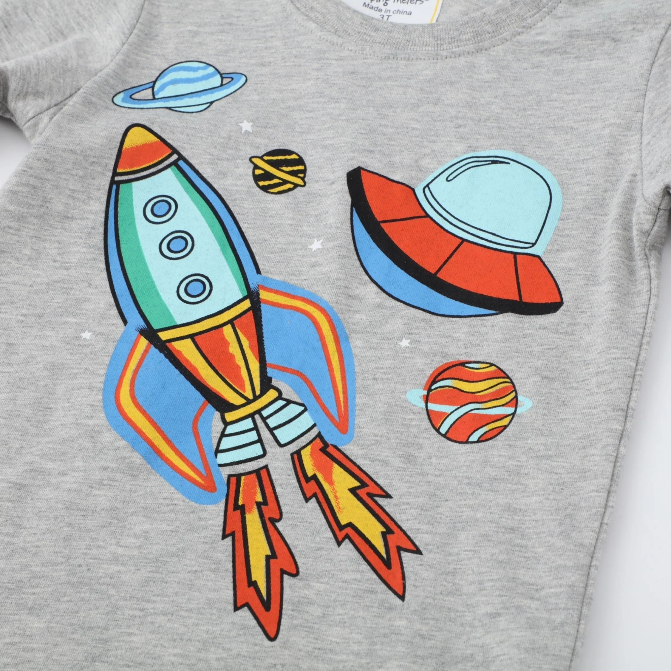 Boys Long Sleeve Spaceship Top