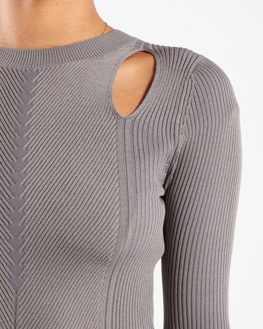 Calvin Klein Knitted Top Steeple Grey