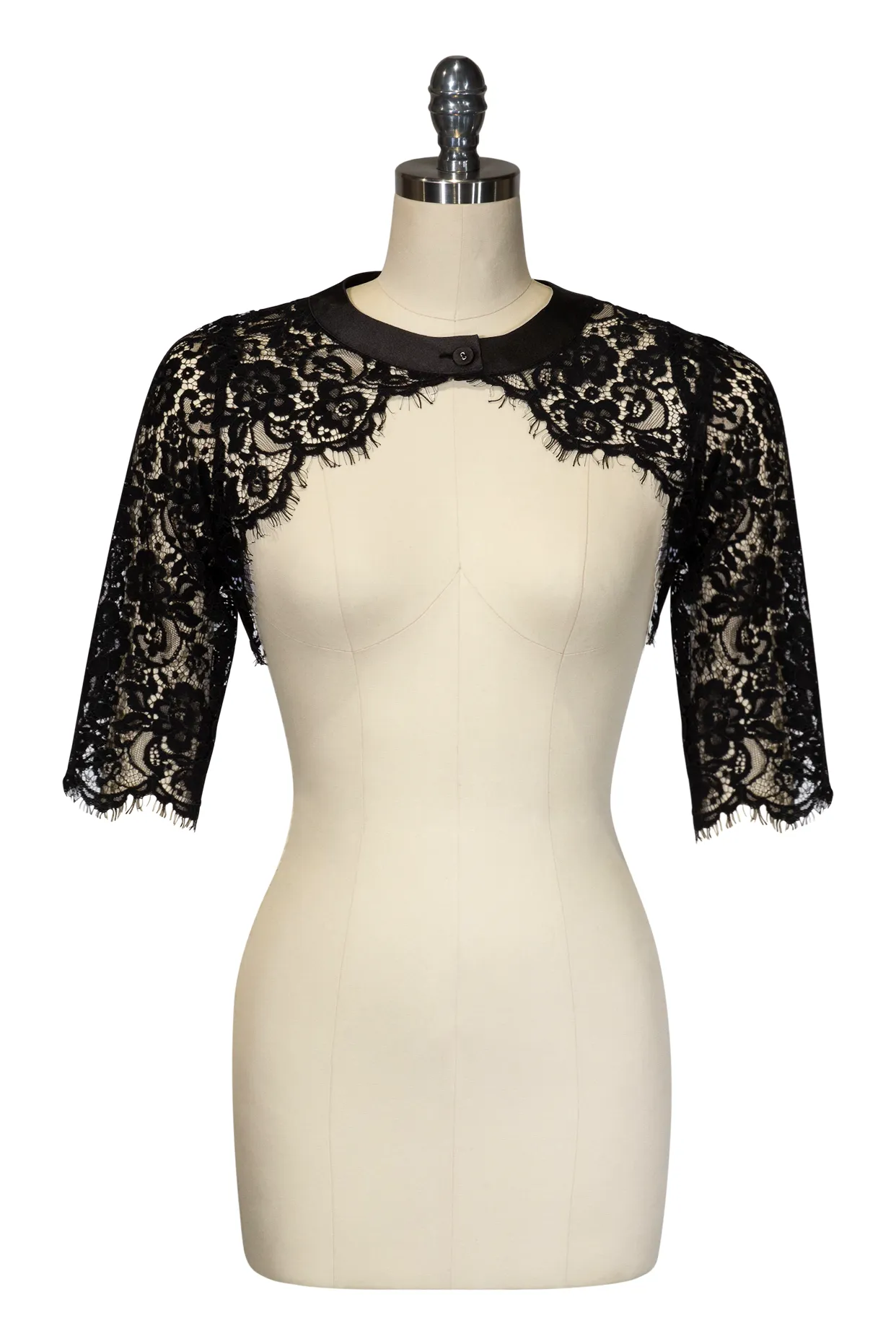 Capone Lace Shrug (Black)