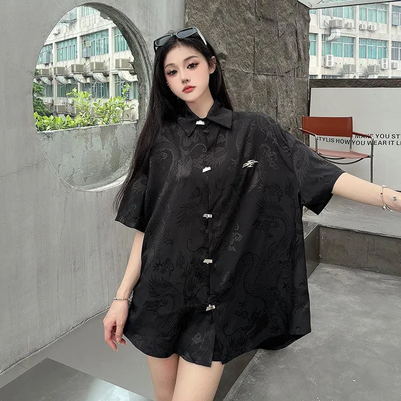 Chinese Style Mercerized Shirt