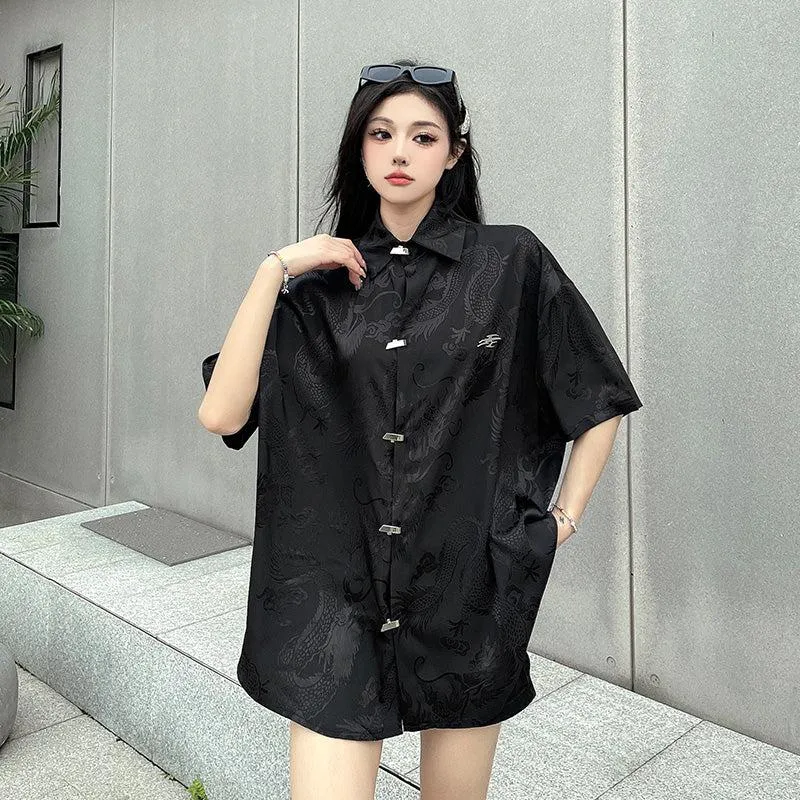 Chinese Style Mercerized Shirt