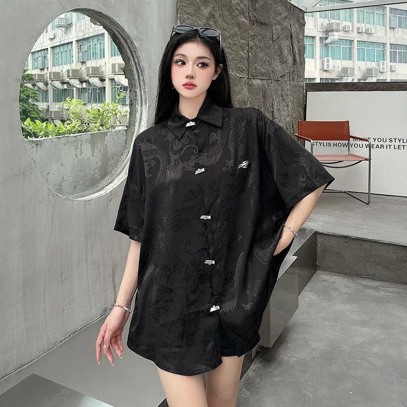 Chinese Style Mercerized Shirt