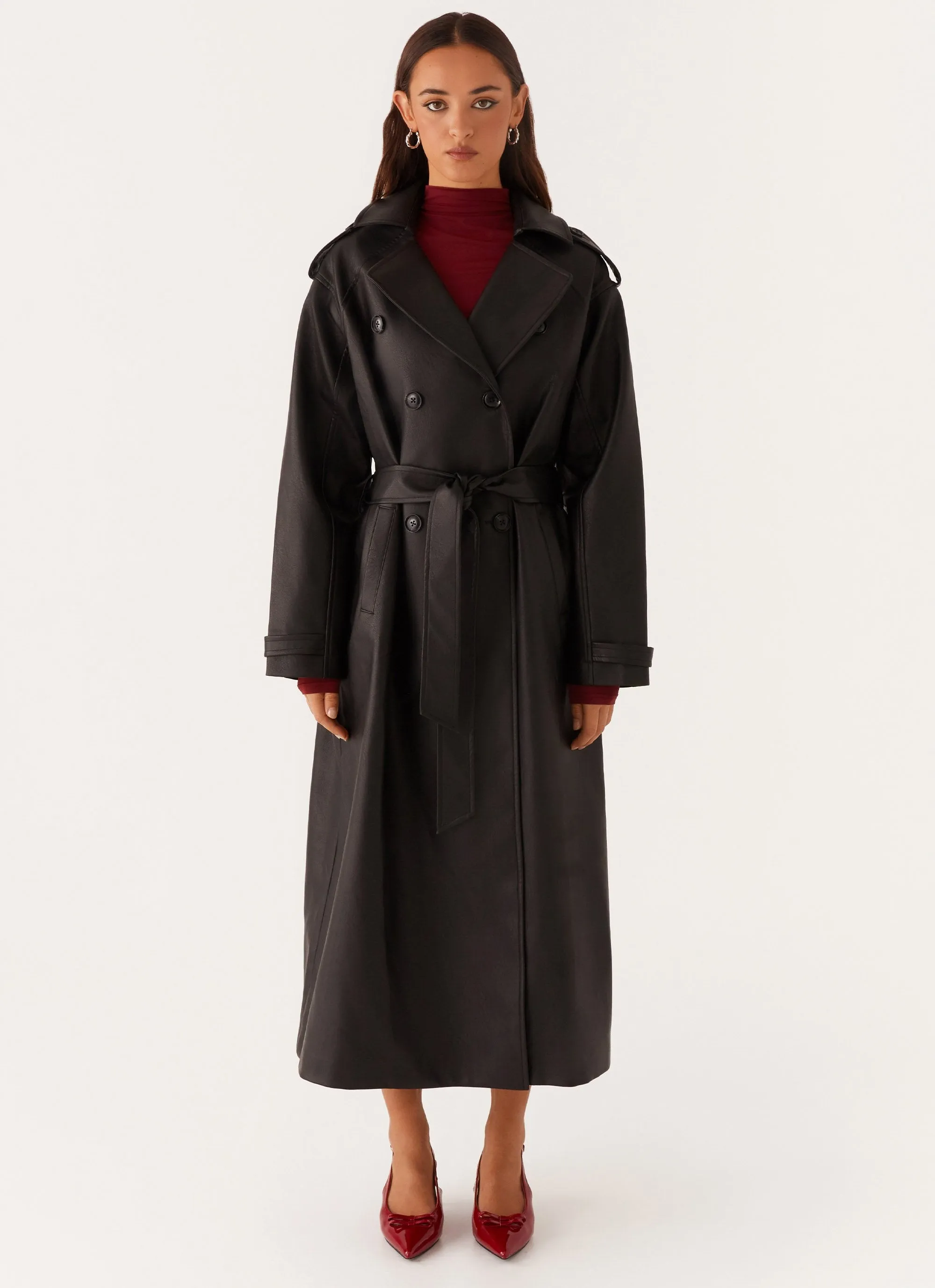 Cleveland Trench Coat - Black