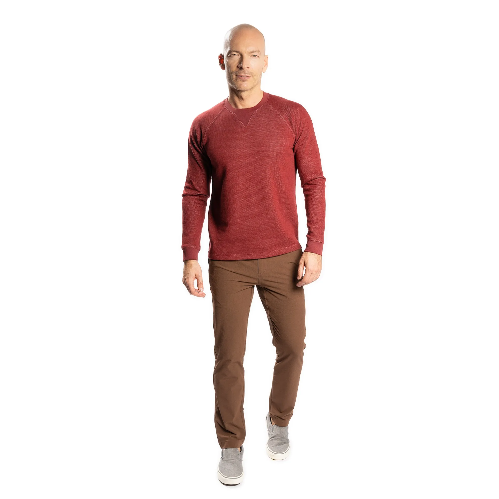 Cotton Pullovers - Burgundy