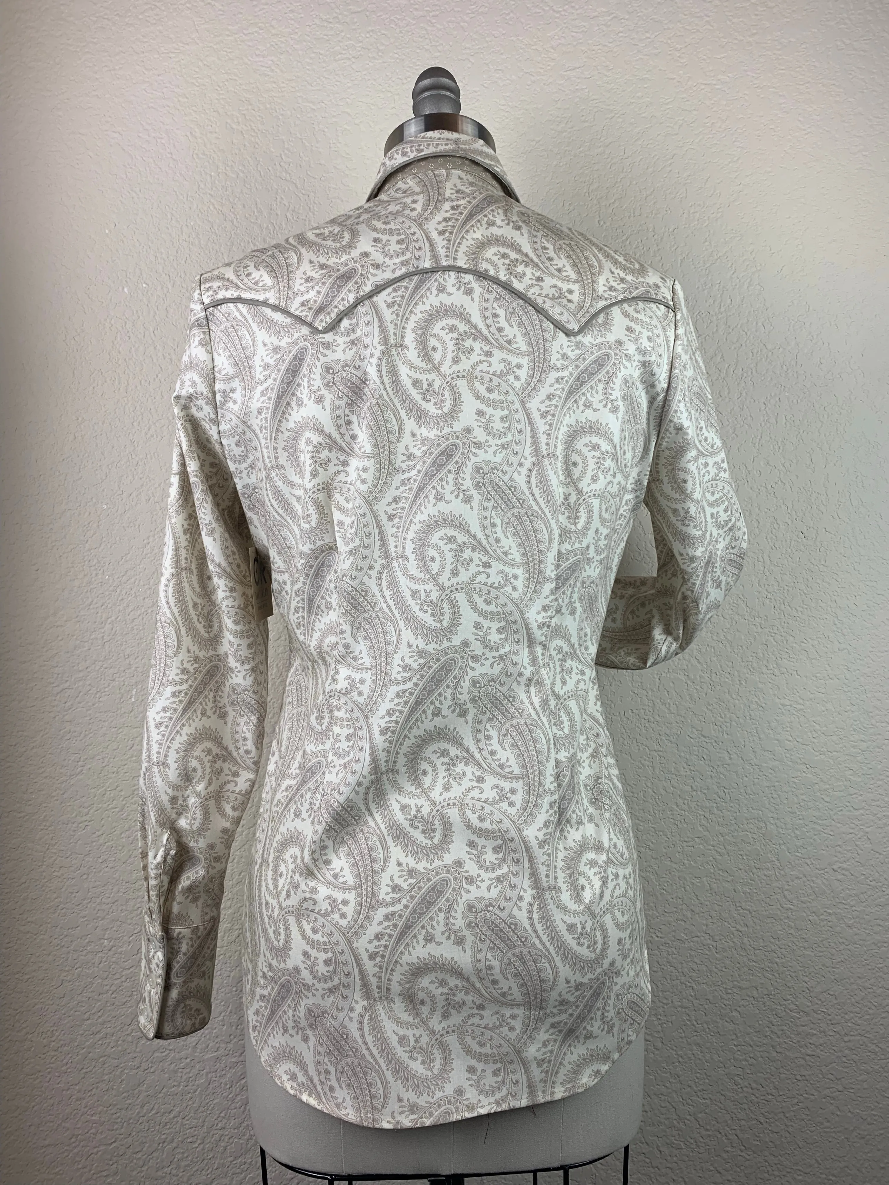 CR Western Pro Ivory Stone Paisley - FINAL SALE