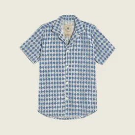 Cuba Terry Shirt | Navy Diamond | OAS Company