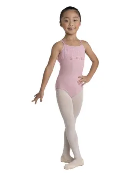 Danz-N-Motion Children Pleated Yoke Leotard