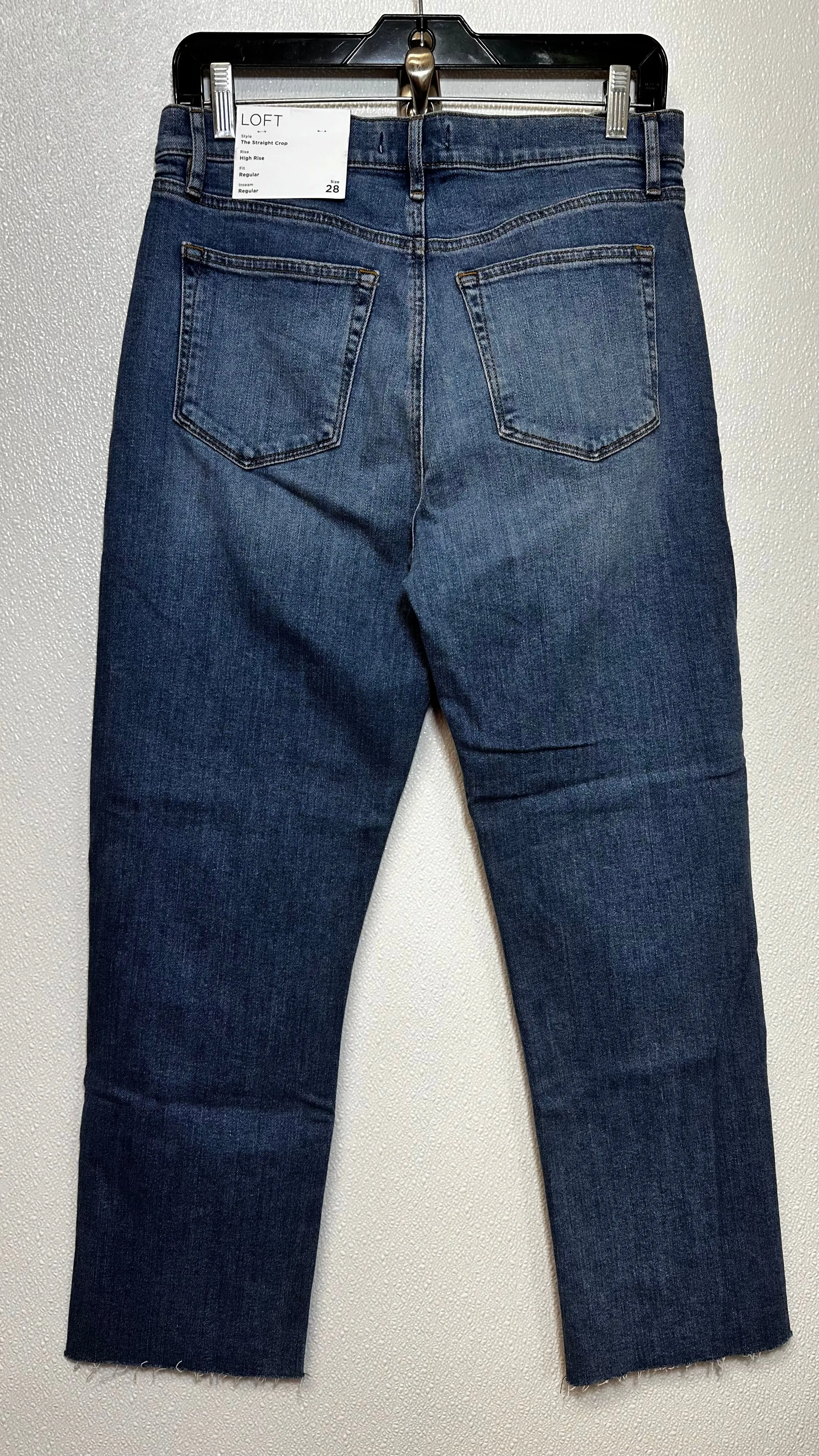 Denim Jeans Cropped Loft, Size 6