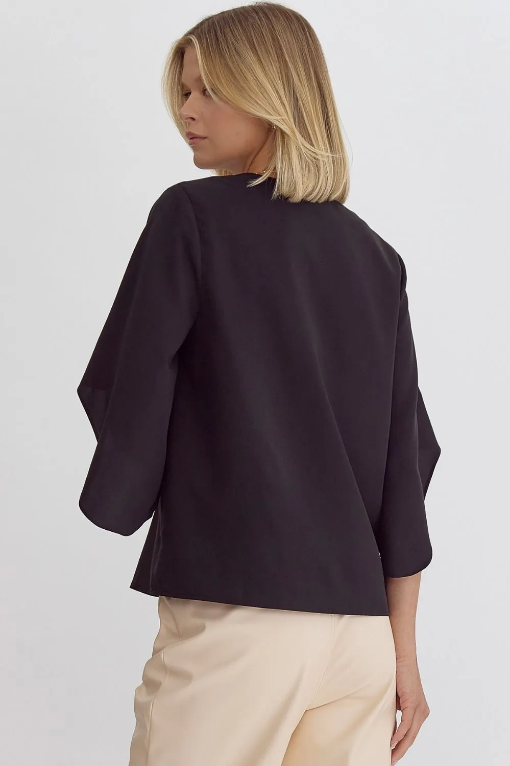 'Elevated Style' Top - Black