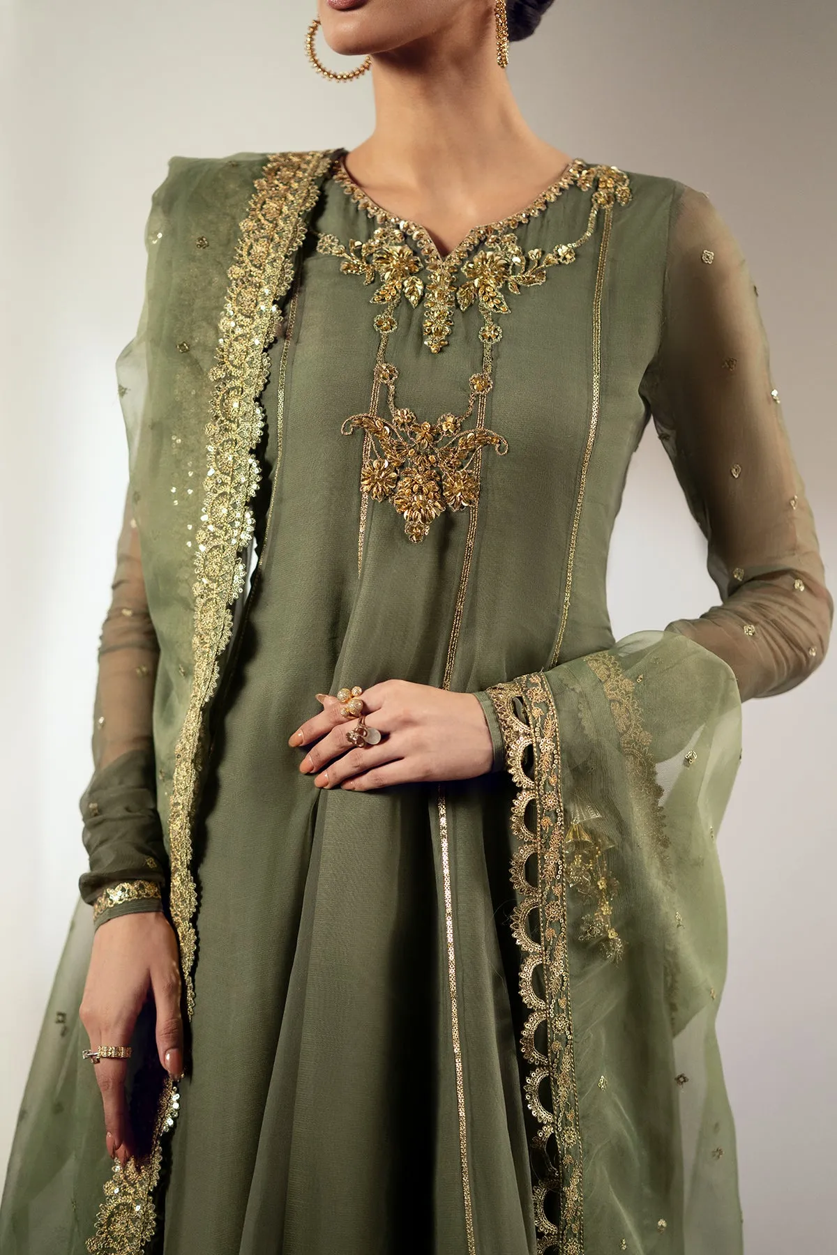 EMBROIDERED CHIFFON PR-897