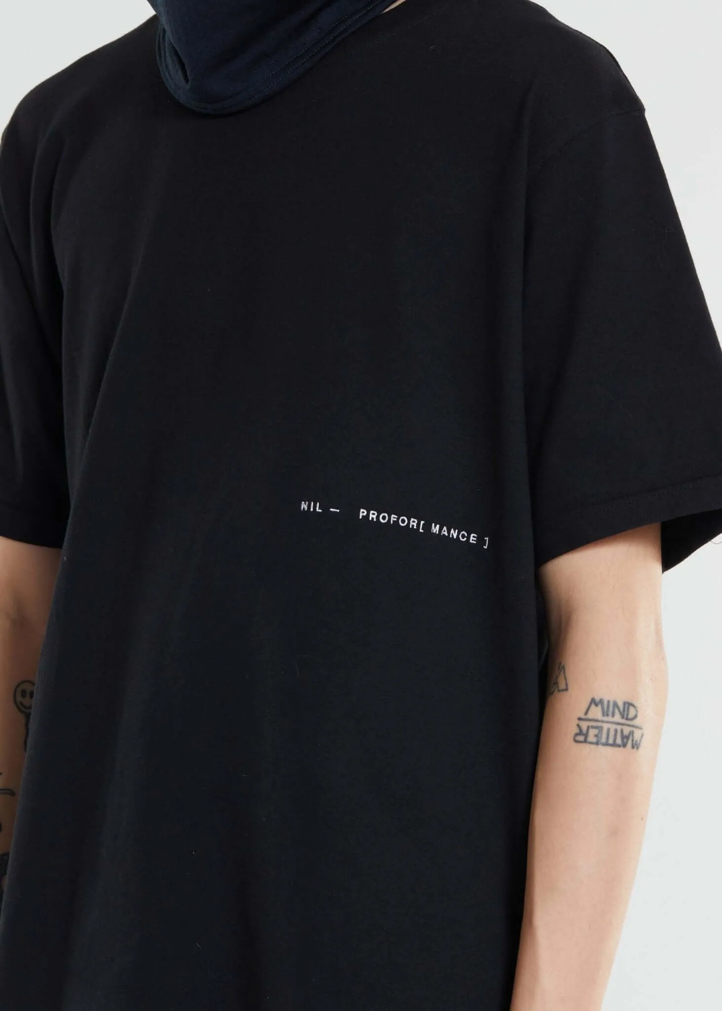 Embroidered Constructed Tee