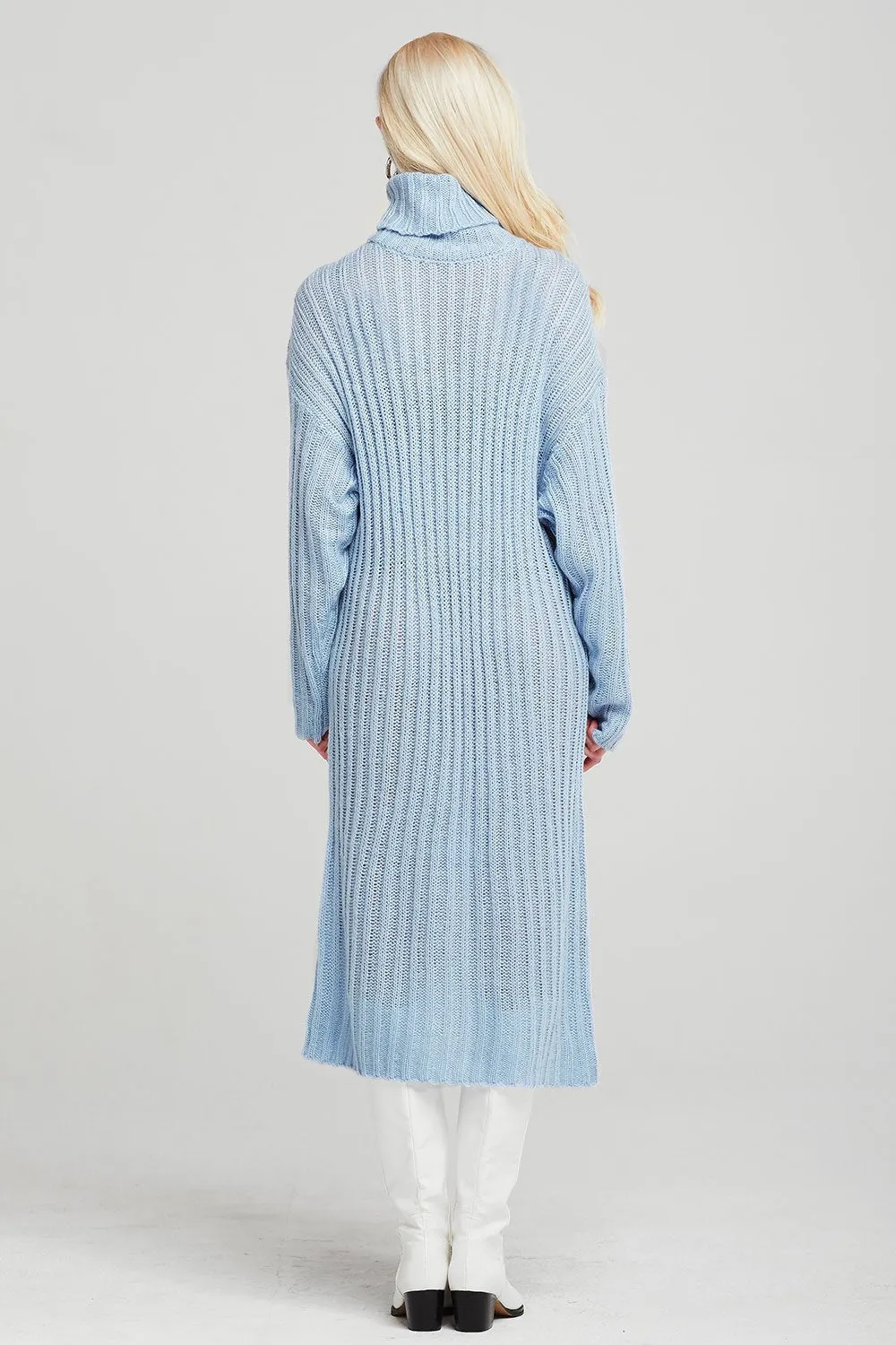 Evelyn Turtleneck Knitted Long Dress