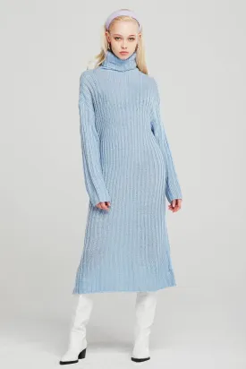 Evelyn Turtleneck Knitted Long Dress