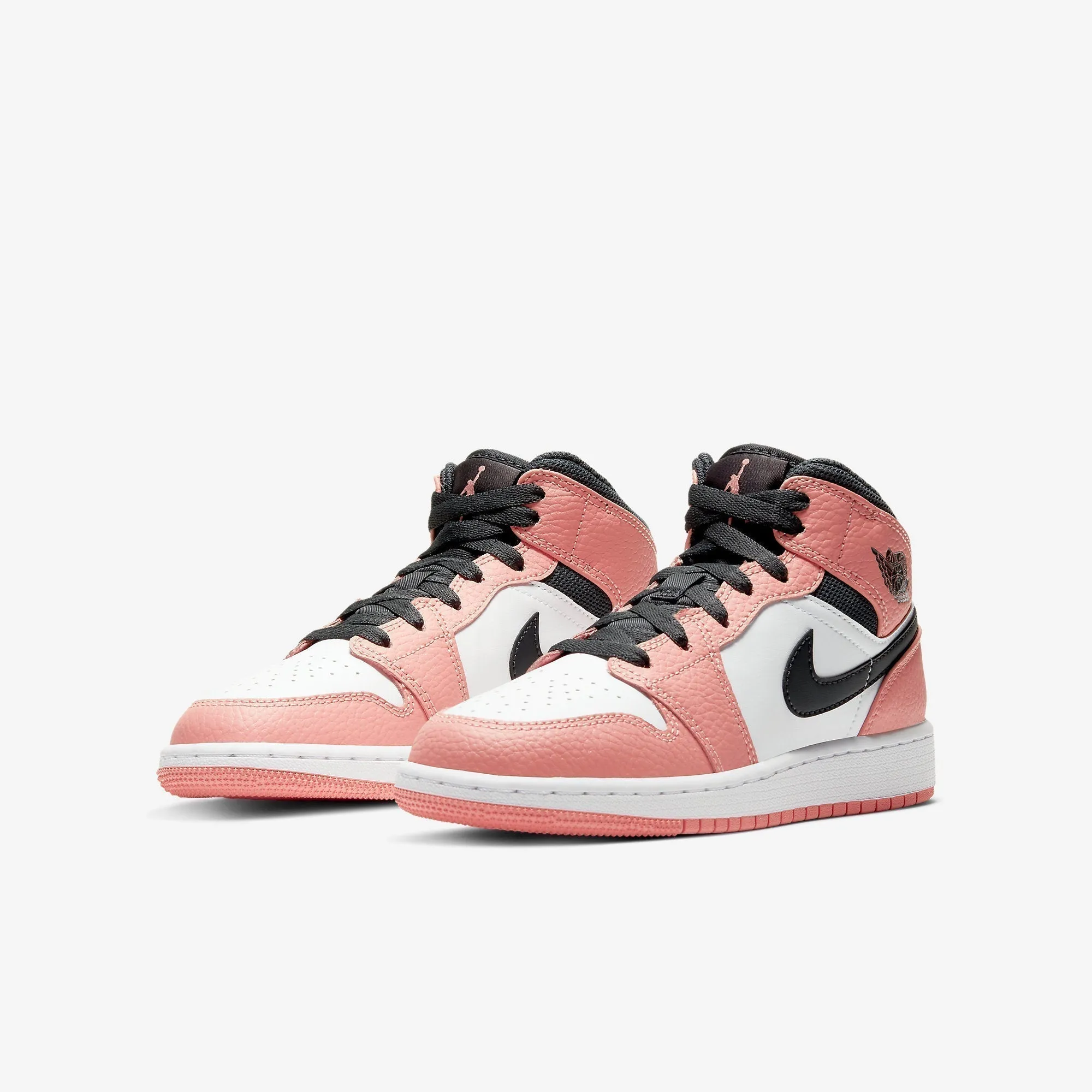 (GS) Air Jordan 1 Mid 'Pink Quartz' (2020) 555112-603