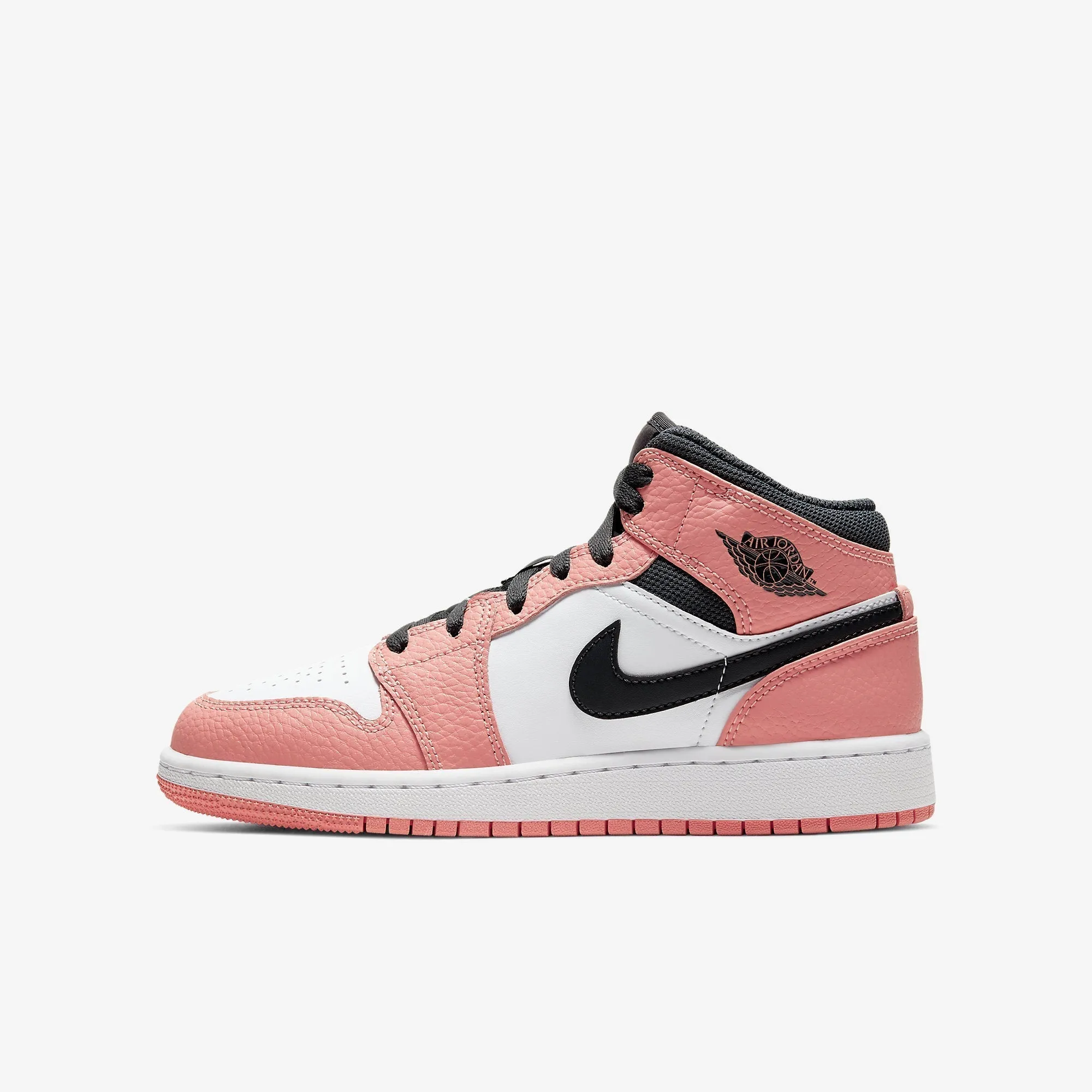 (GS) Air Jordan 1 Mid 'Pink Quartz' (2020) 555112-603