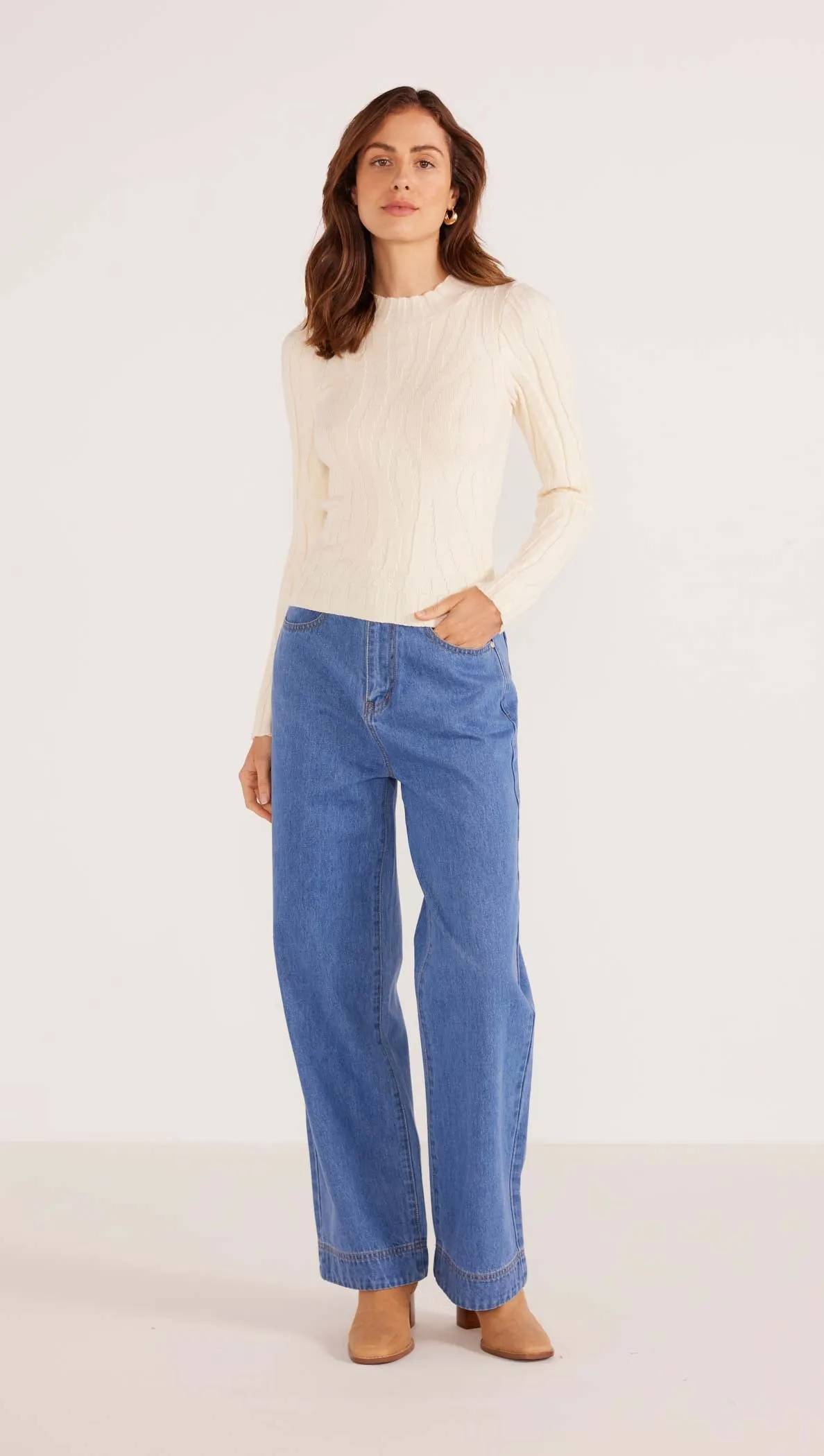 Hazel Textured Knit Top