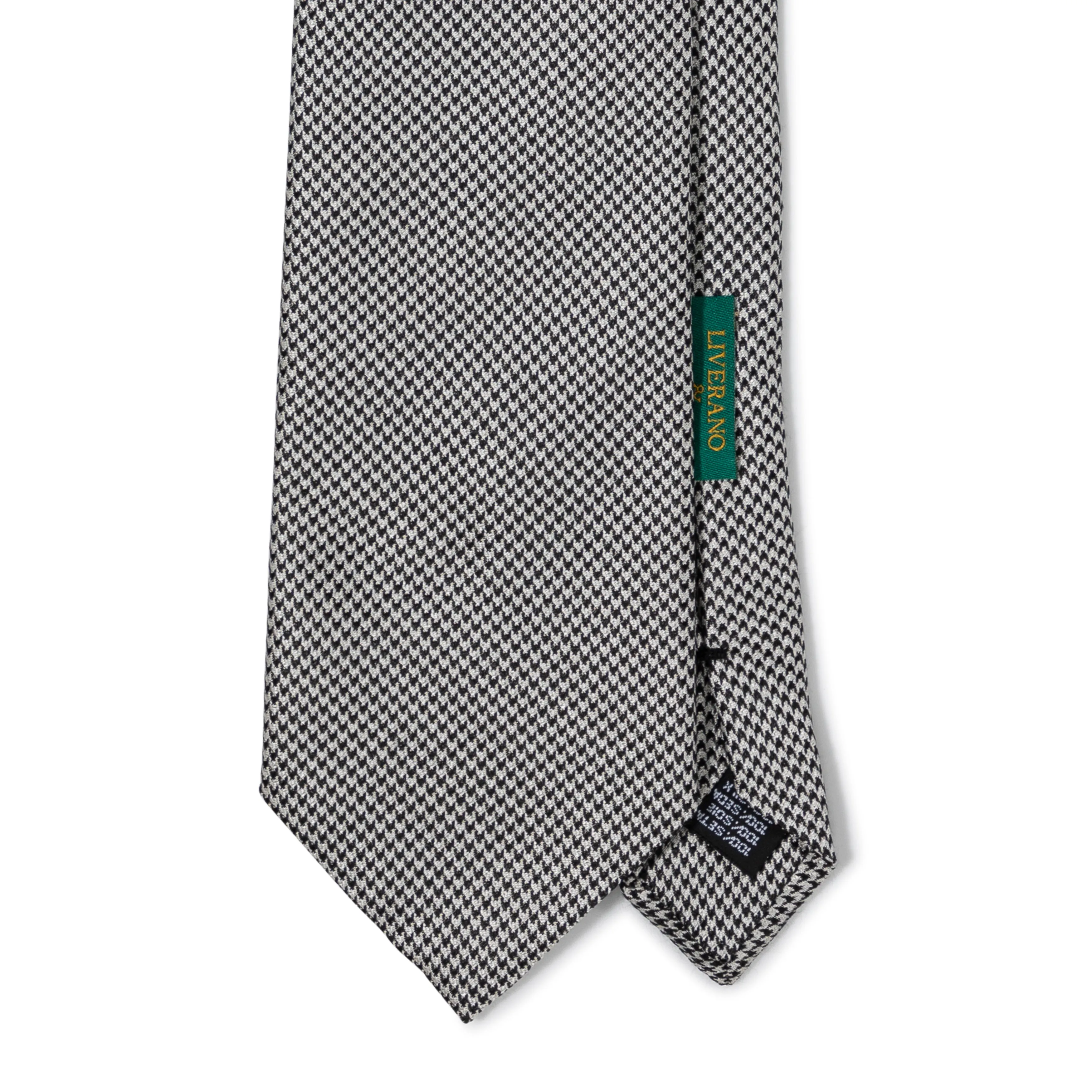 Houndstooth Silk Tie