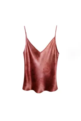 KES After Hours Silk Slip Cami - Organic Lac Beetle