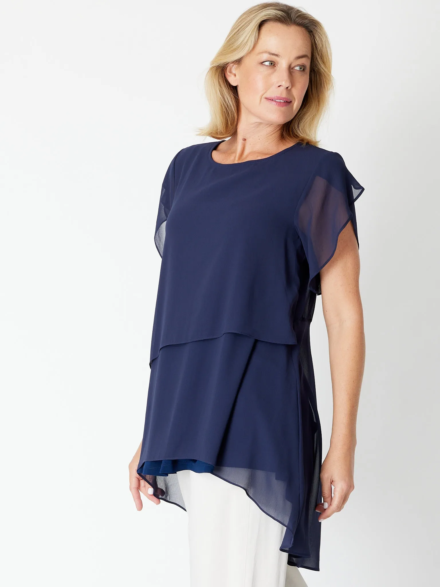 Lay Top -Navy