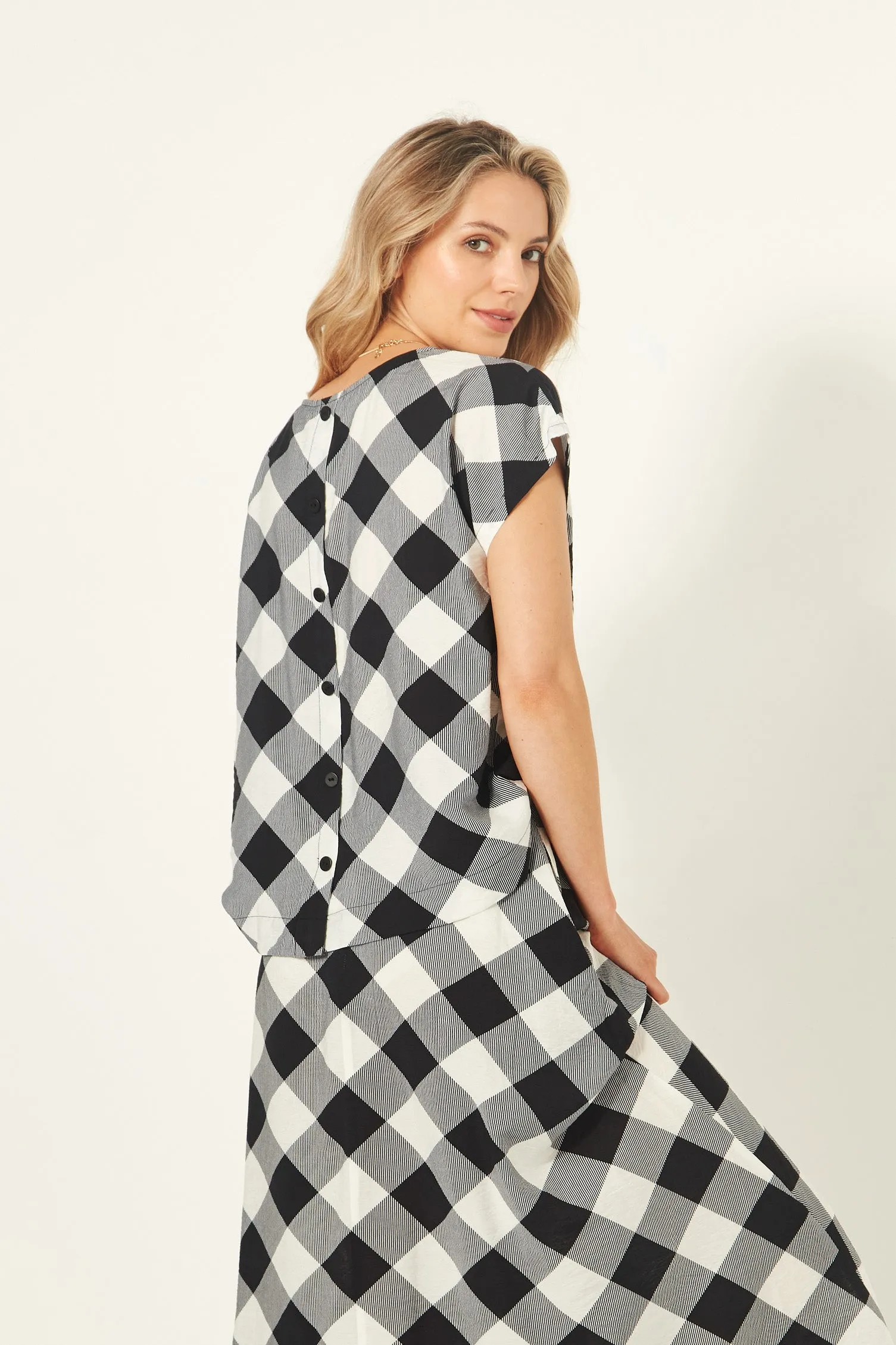 Melani Top Gingham Preorder Early October