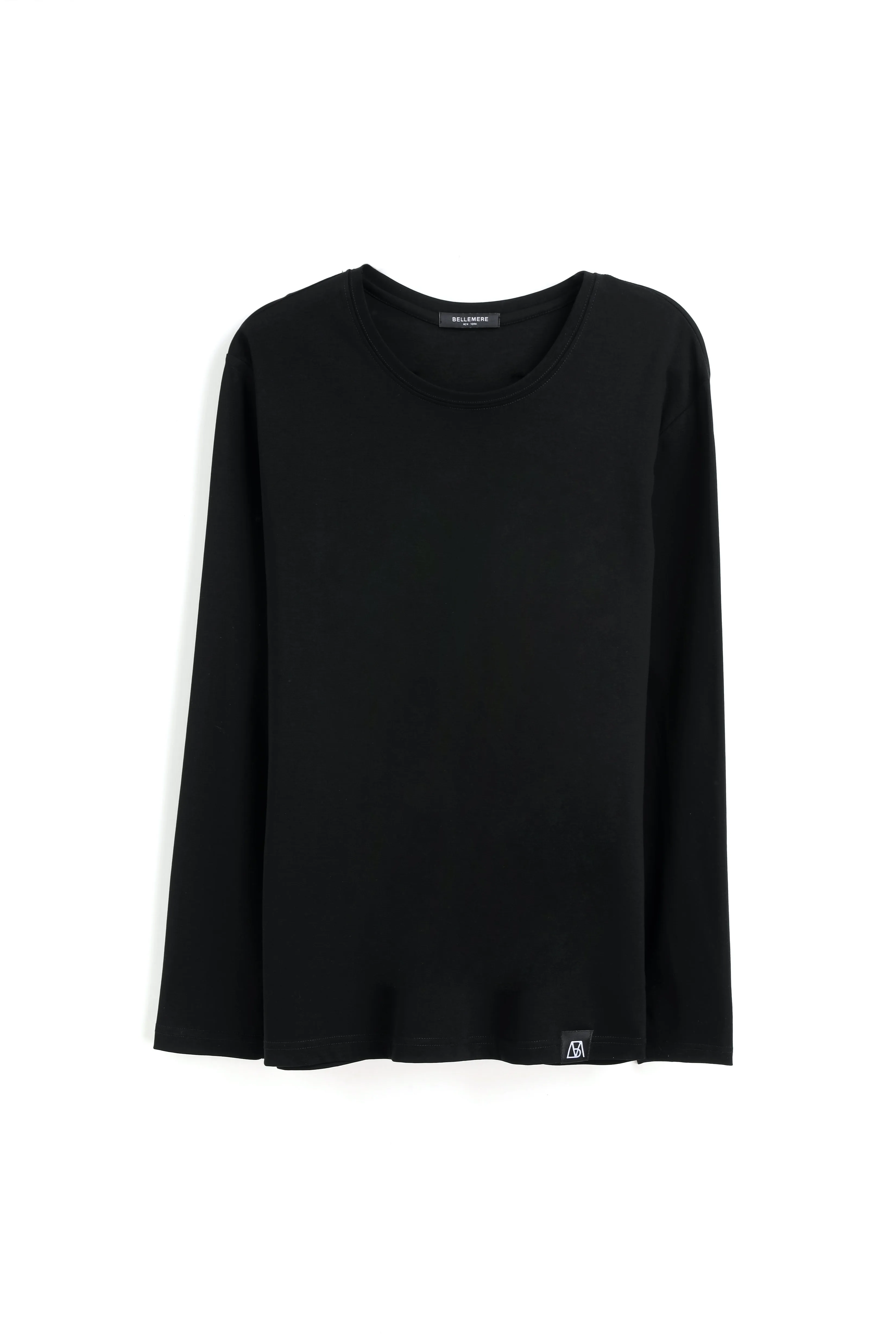 Men Crew-Neck Long Sleeves Cotton T-Shirt