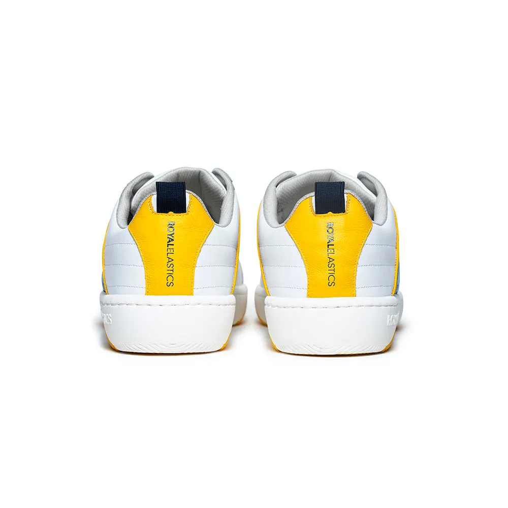 Men's Icon 2.0 Yellow Blue Leather Sneakers 06501-053