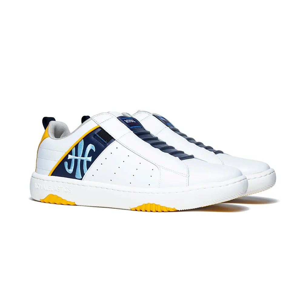 Men's Icon 2.0 Yellow Blue Leather Sneakers 06501-053