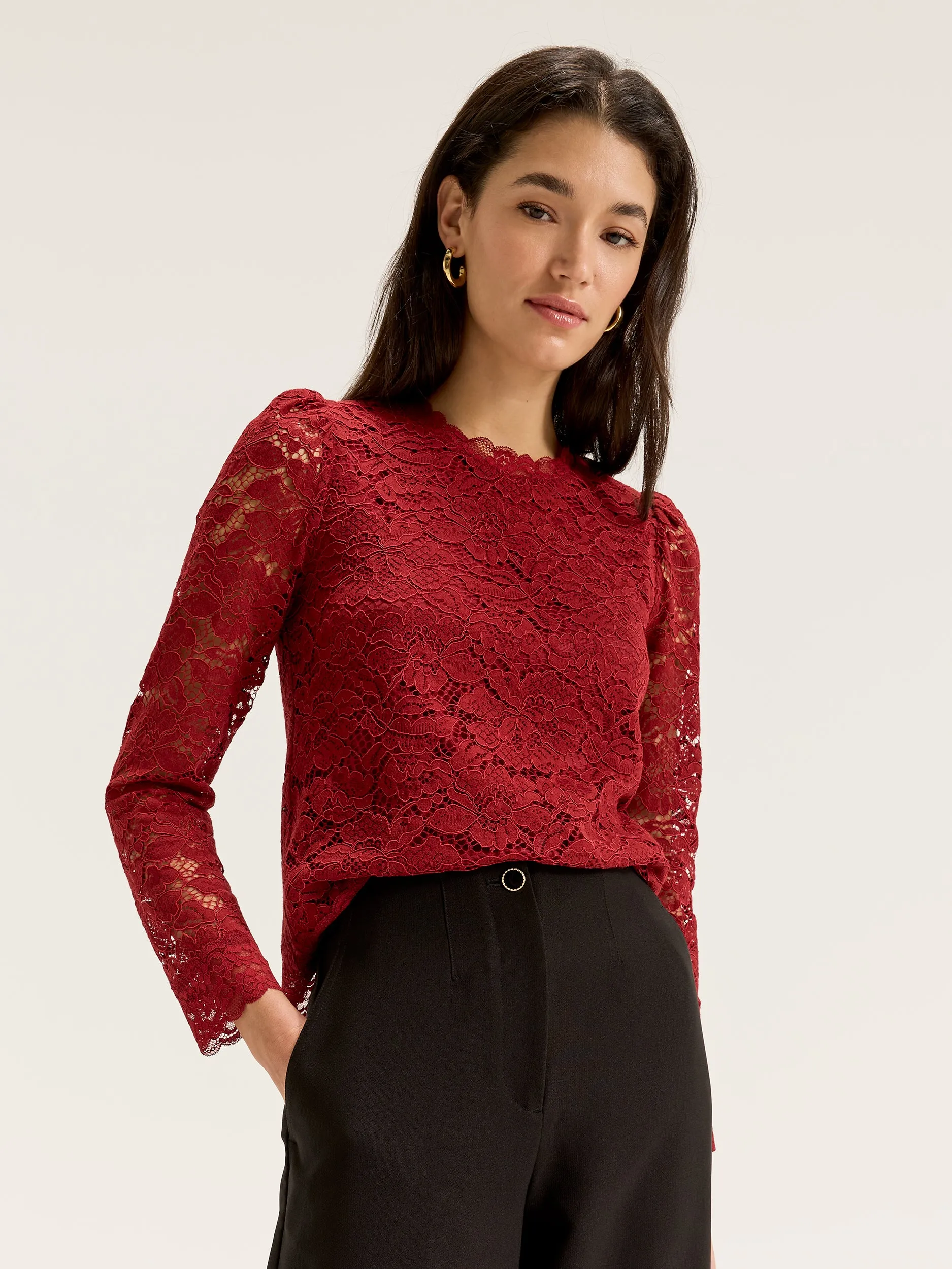 Odile Lace Top