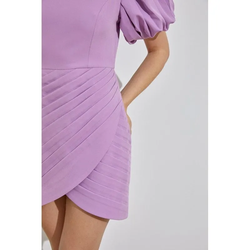 One Shoulder Ruffle Dress