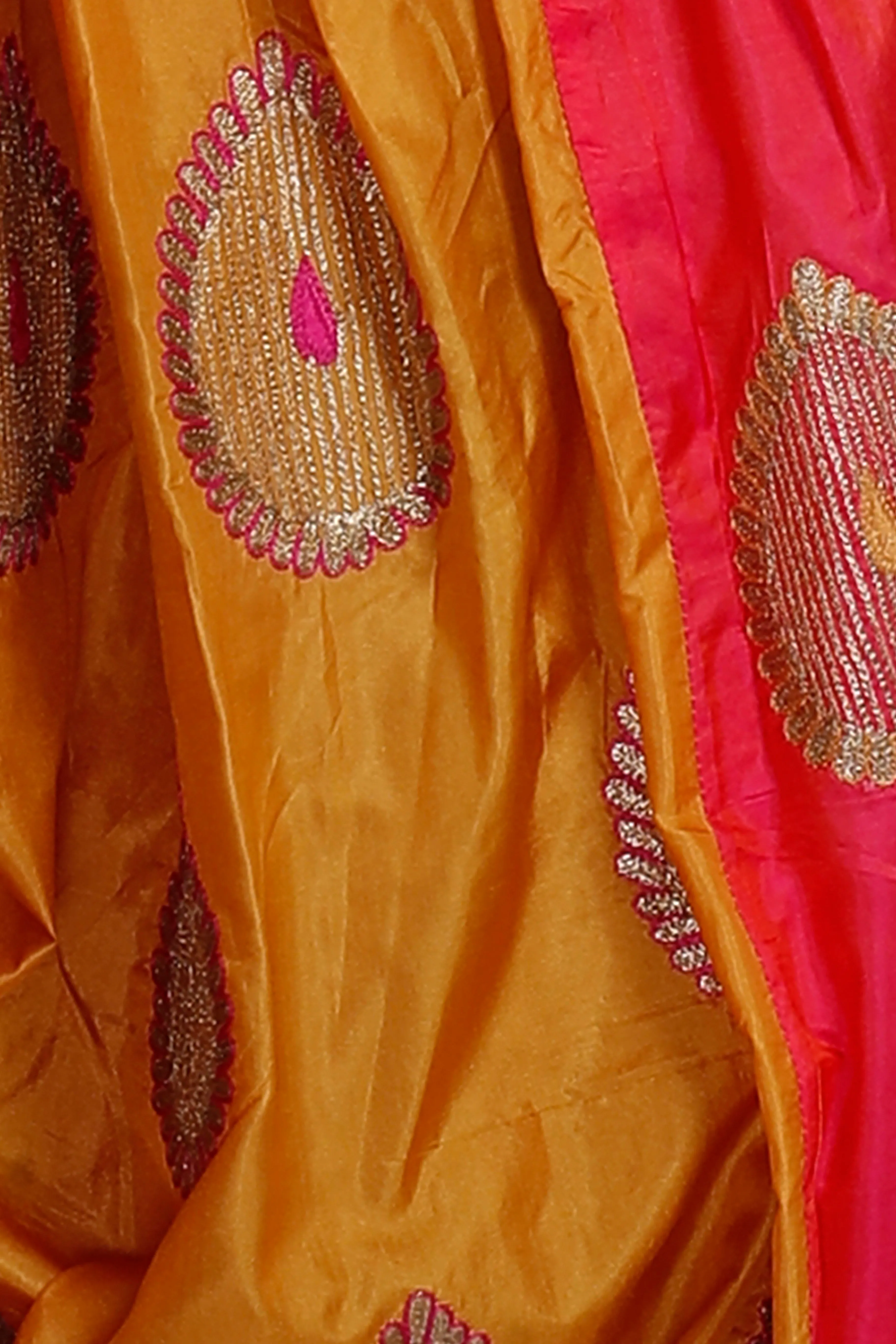 Orange Patiala Suit