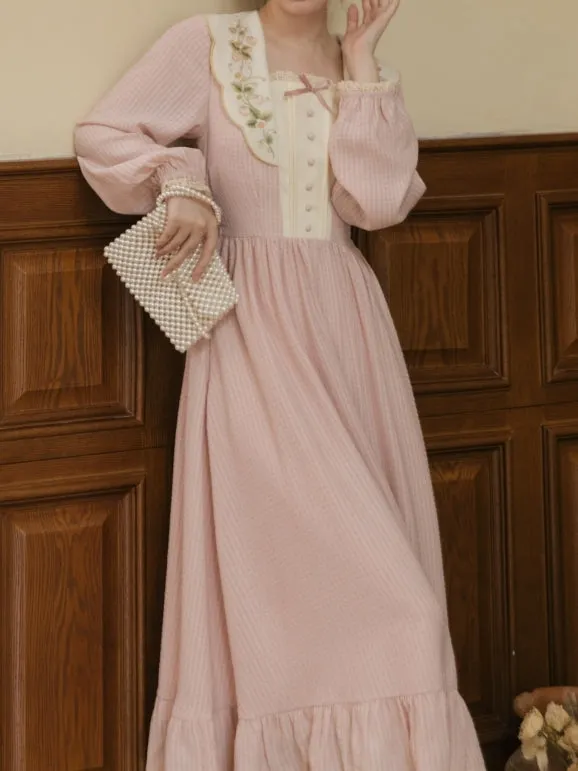 Pink Jasmine Chiffon Dress