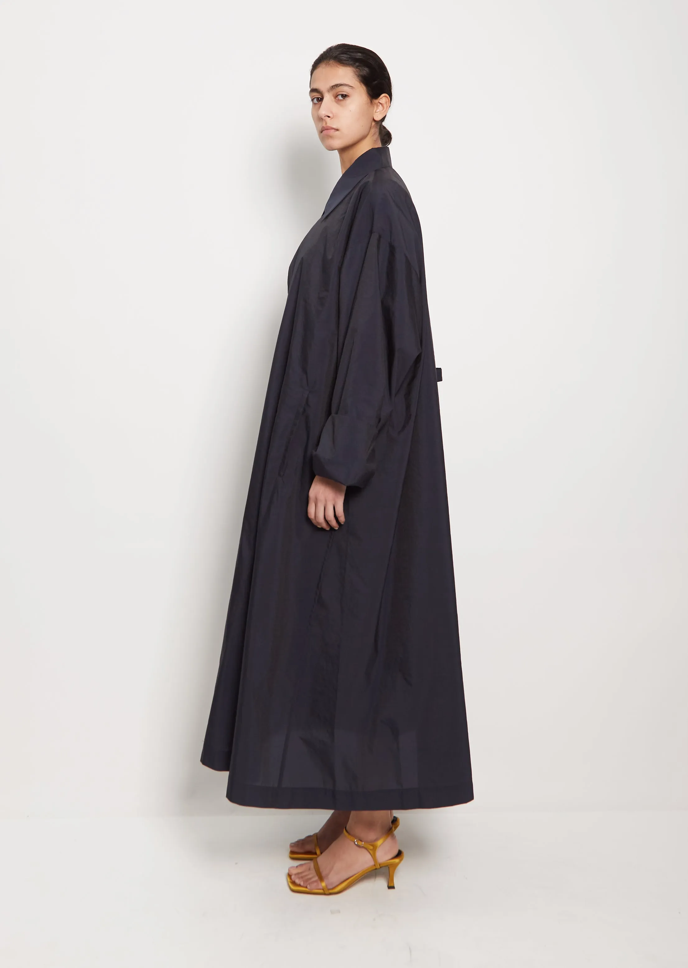 Polyester Windcoat — Navy