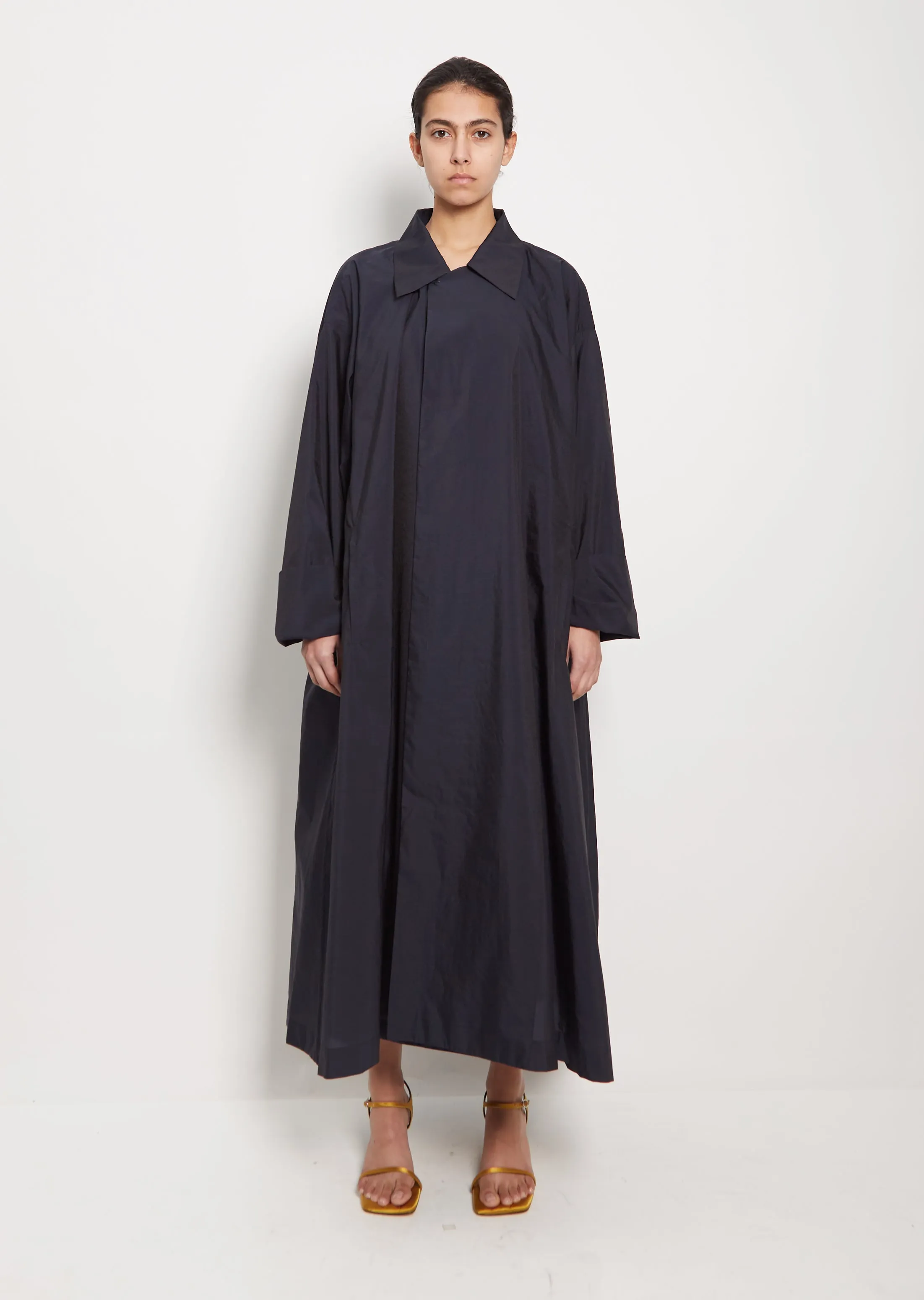 Polyester Windcoat — Navy