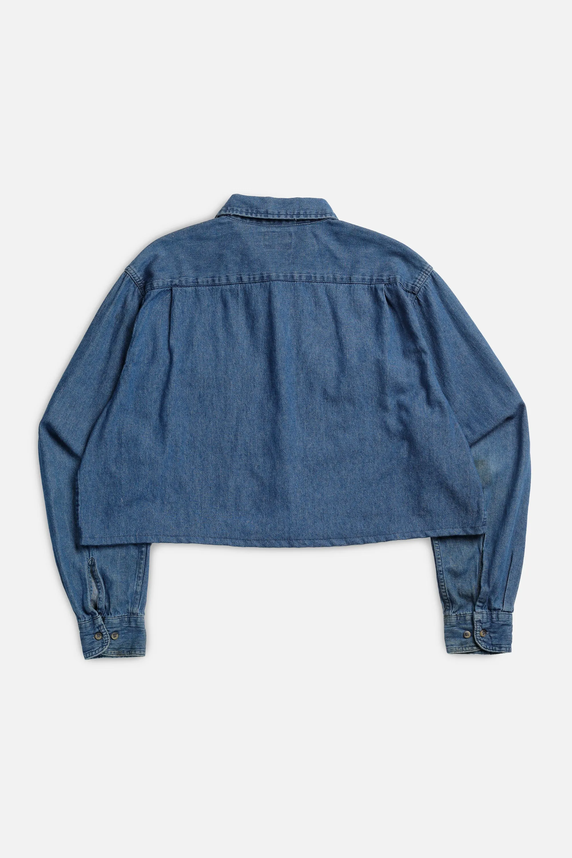 Rework Chambray Waist Crop - XL