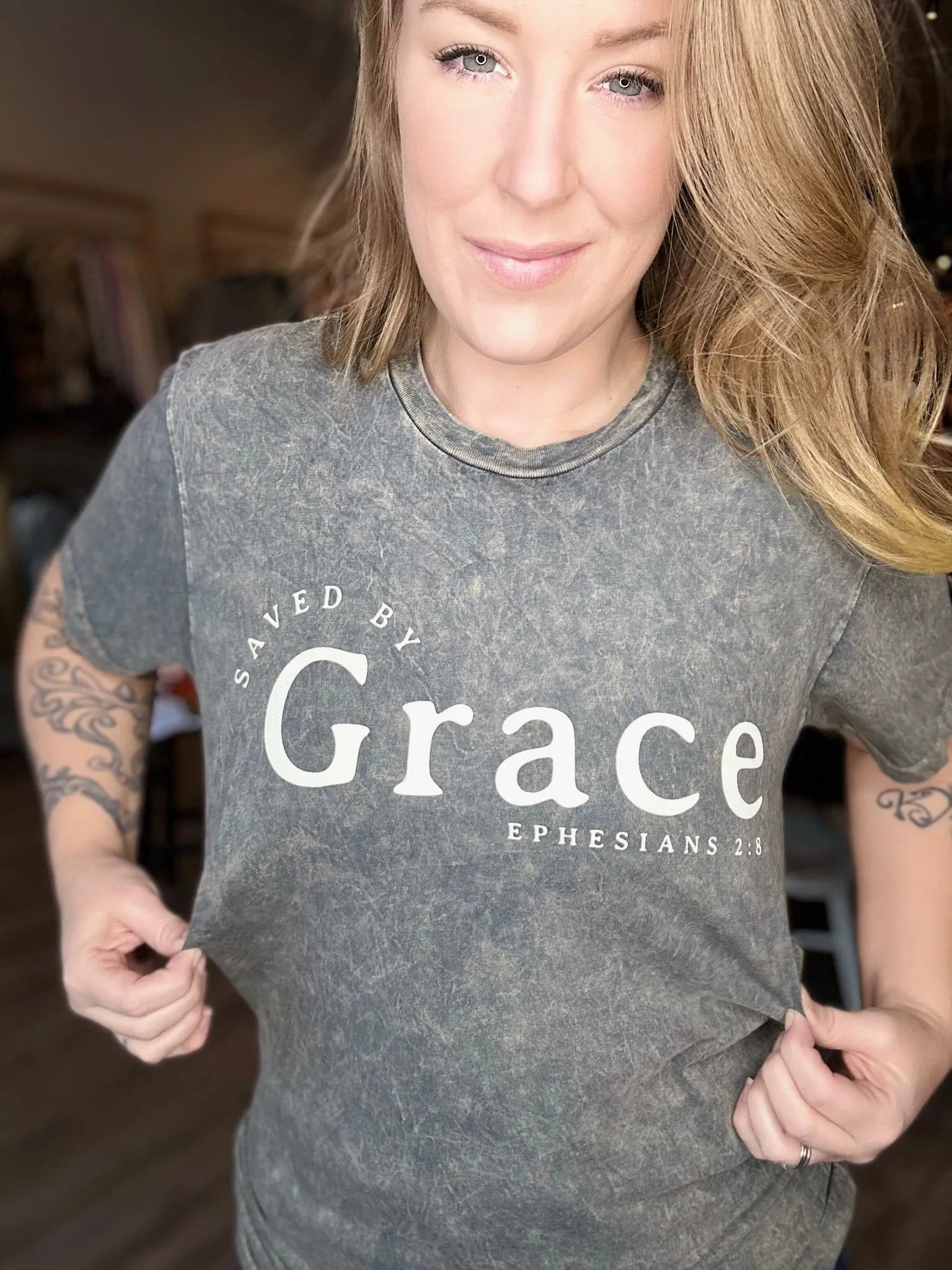 Saved By Grace Tee