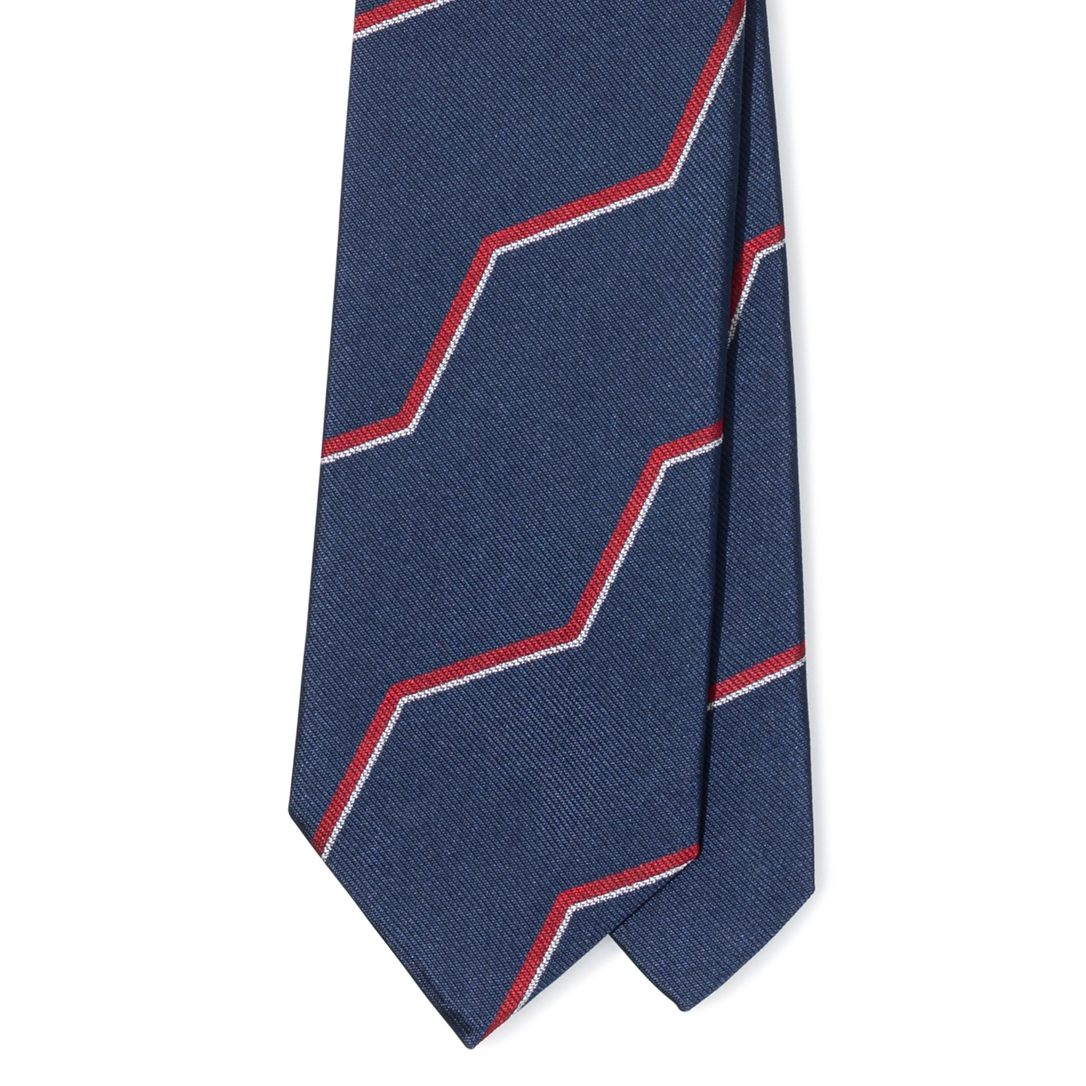 Silk Jacquard Tipped Tie