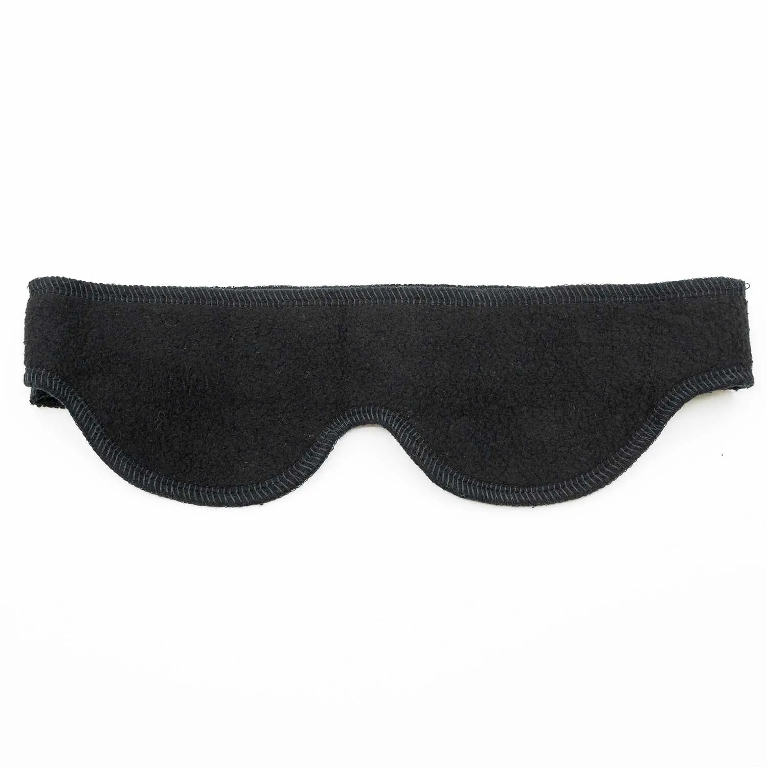 STRAUSS Reversible Elastic-free 100% Organic Cotton Fleece Eyeshade-Sleep Mask (Plastic-free, OC Thread)