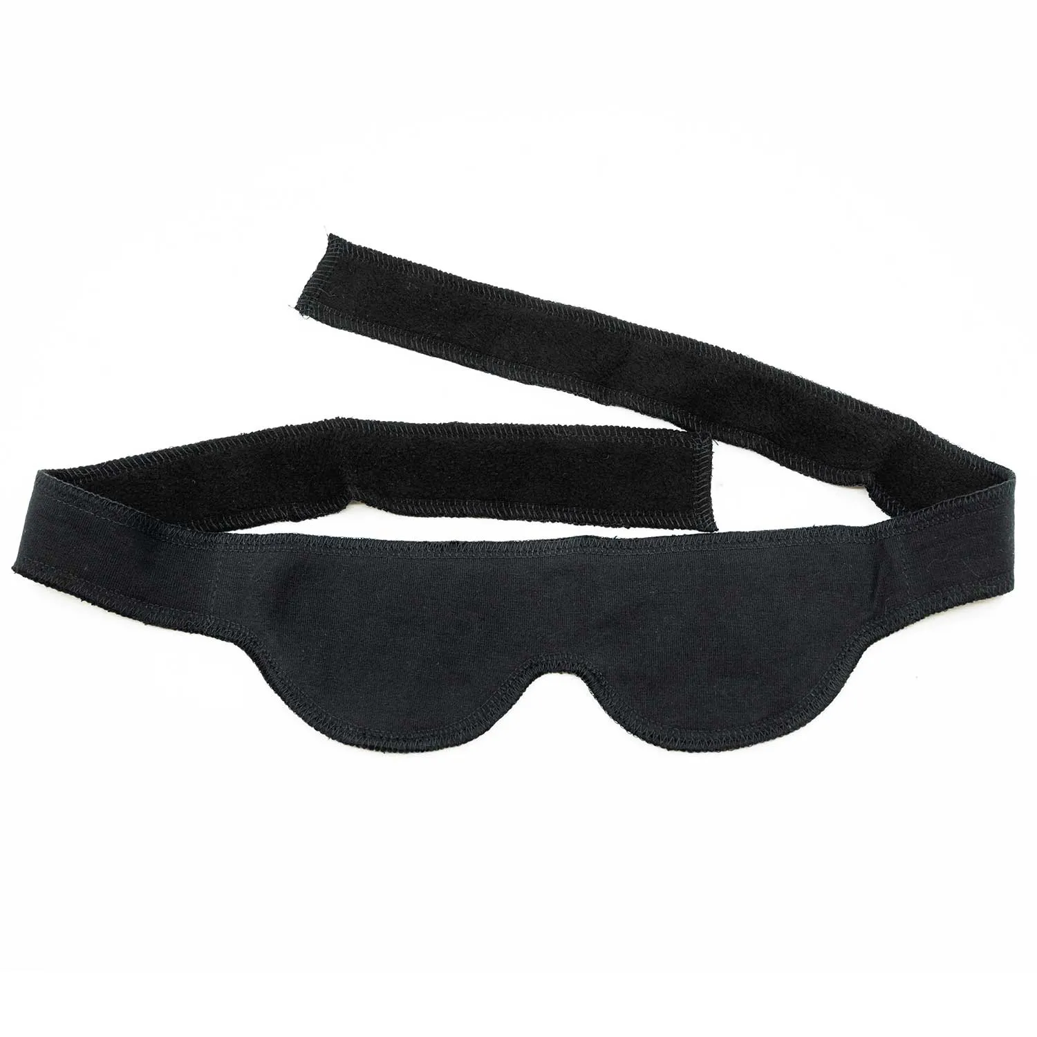 STRAUSS Reversible Elastic-free 100% Organic Cotton Fleece Eyeshade-Sleep Mask (Plastic-free, OC Thread)